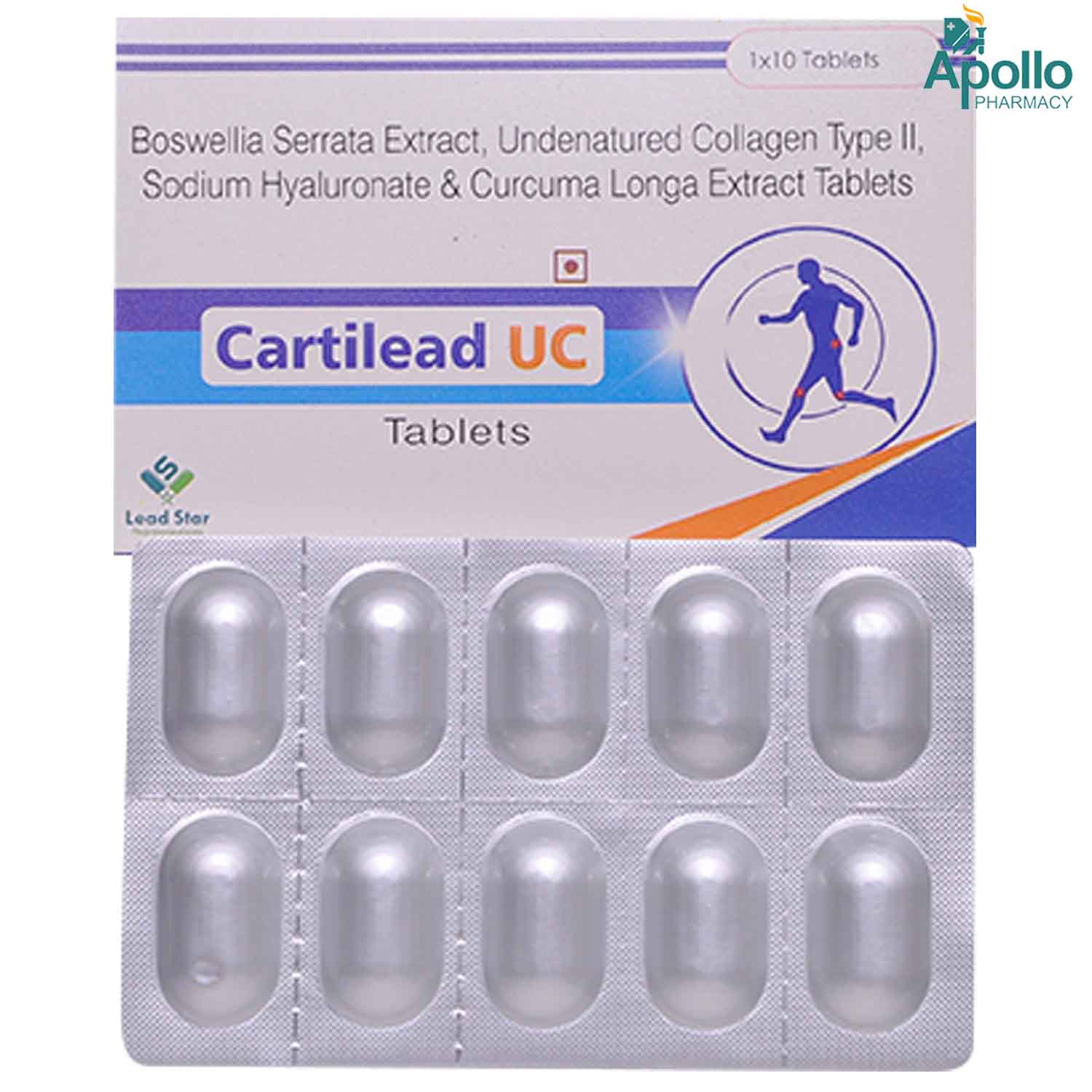 Cartilead UC Tablet 10's, Pack of 10 Cartilead UC Tablet 10's, Pack of 10