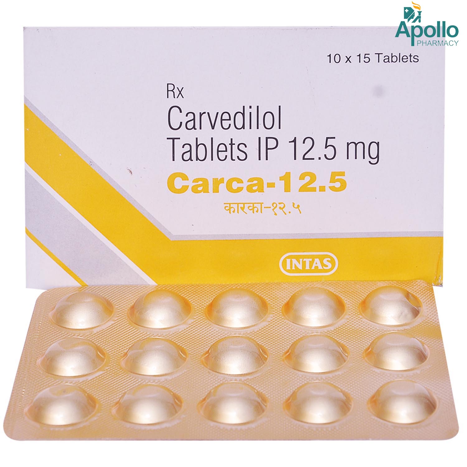 Carca 12.5 mg Tablet 15's, Pack of 15 TABLETS Carca 12.5 mg Tablet 15's, Pack of 15 TABLETS