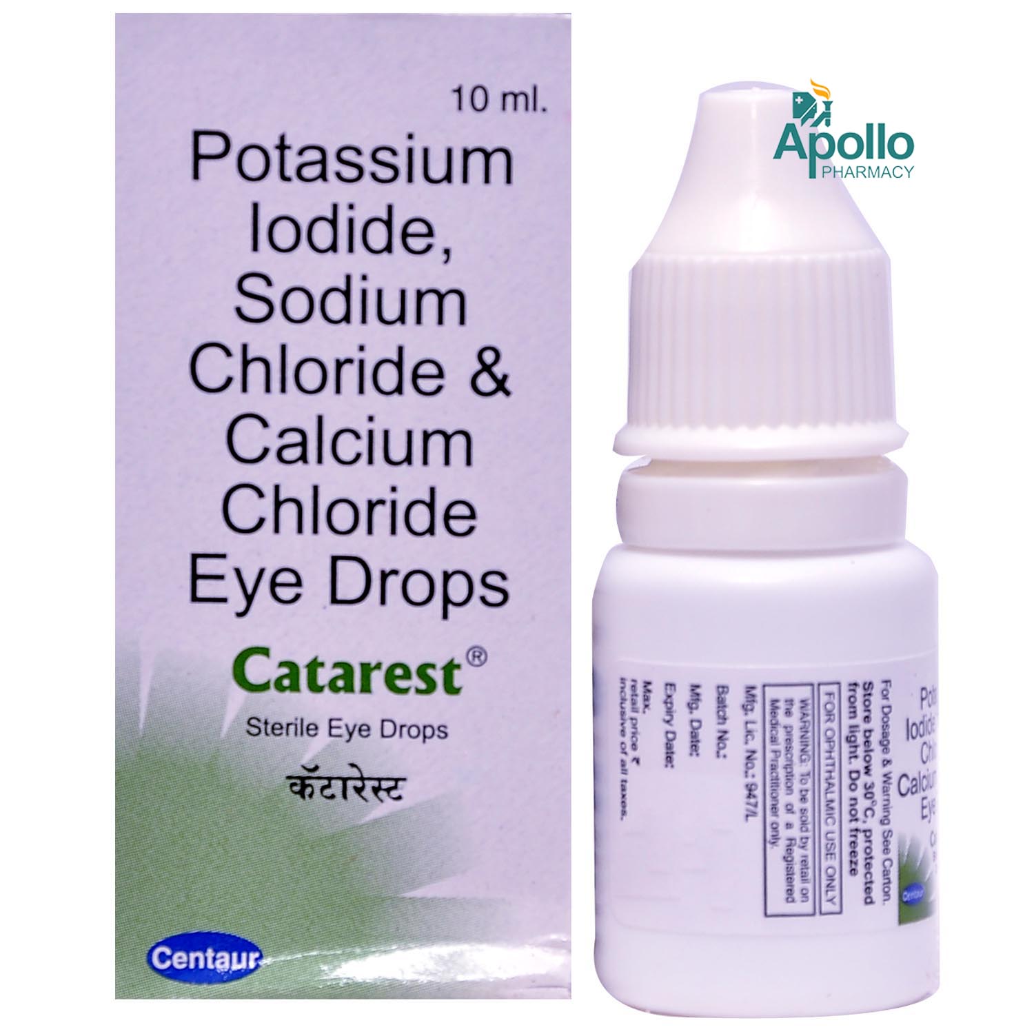 Catarest Eye Drops 10 ml, Pack of 1 Catarest Eye Drops 10 ml, Pack of 1