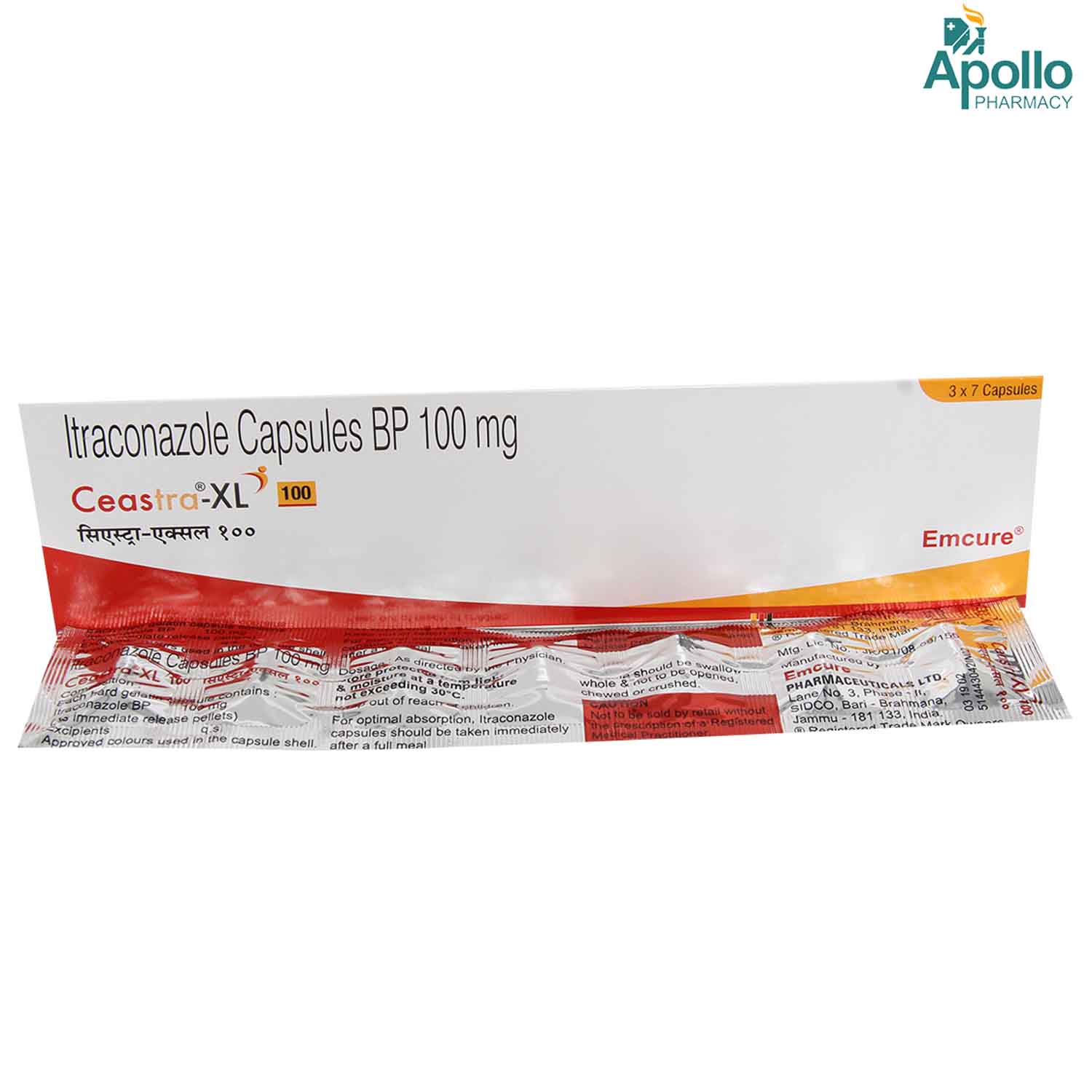 Ceastra-XL 100 Capsule 7's, Pack of 7 CAPSULES Ceastra-XL 100 Capsule 7's, Pack of 7 CAPSULES