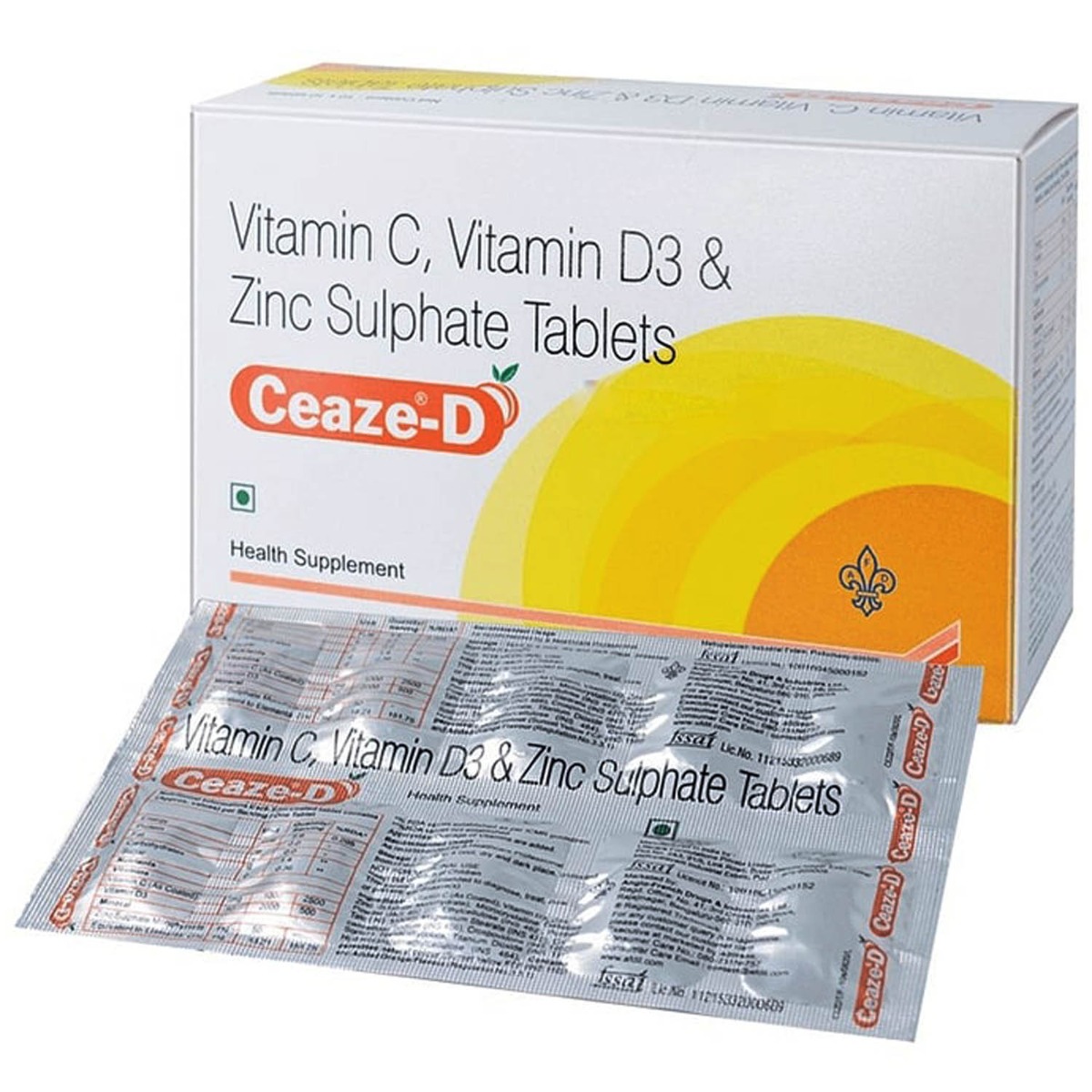 Ceaze-D Tablet 10's, Pack of 10 Ceaze-D Tablet 10's, Pack of 10