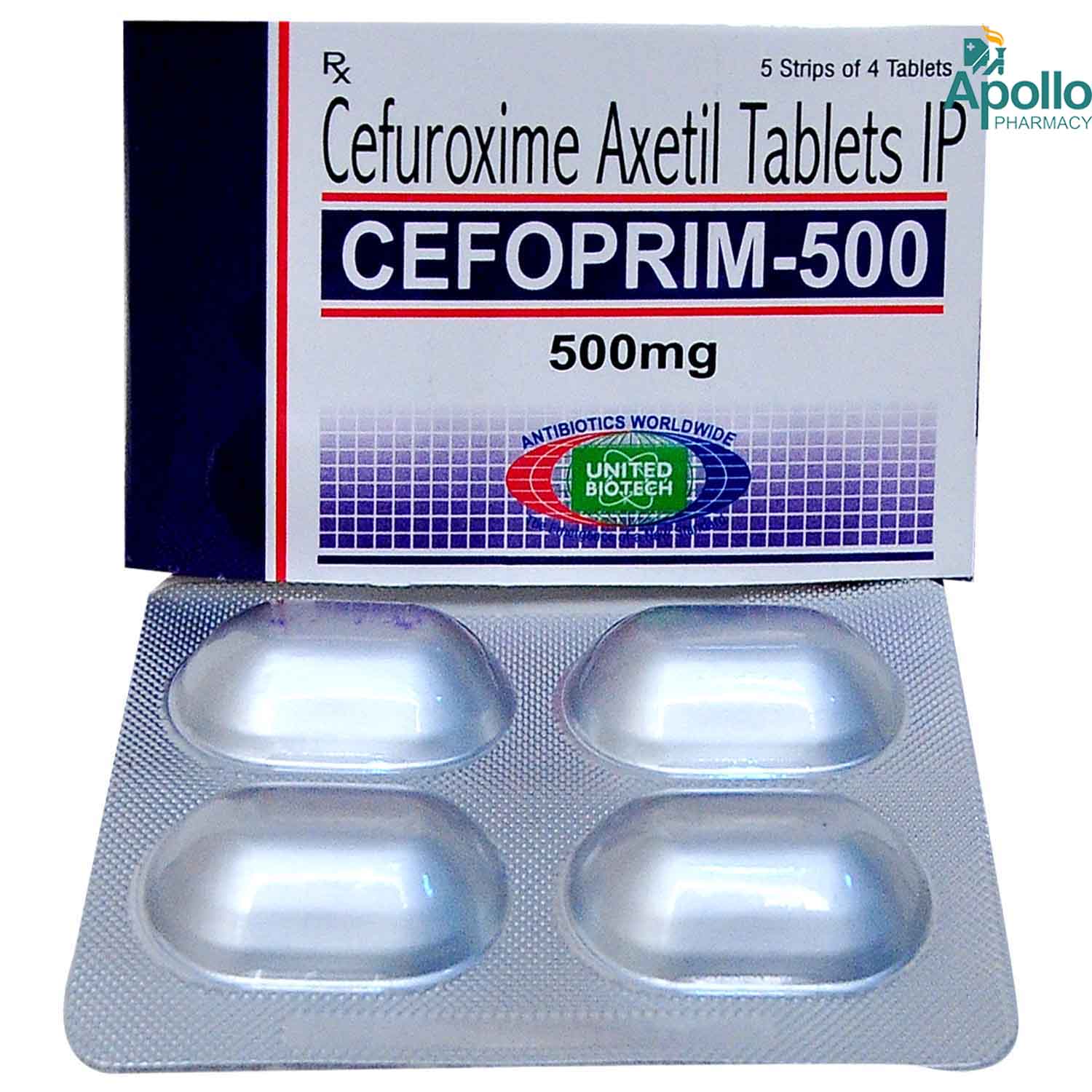 Cefoprim 500 Tablet 4's, Pack of 4 TABLETS Cefoprim 500 Tablet 4's, Pack of 4 TABLETS