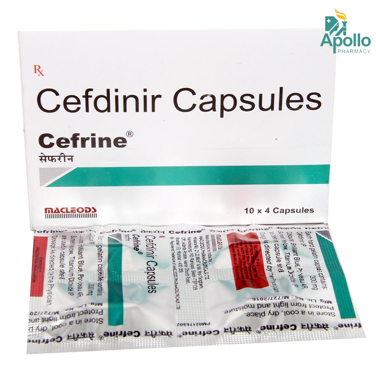 Cefrine Capsule 4's, Pack of 4 CapsuleS Cefrine Capsule 4's, Pack of 4 CapsuleS