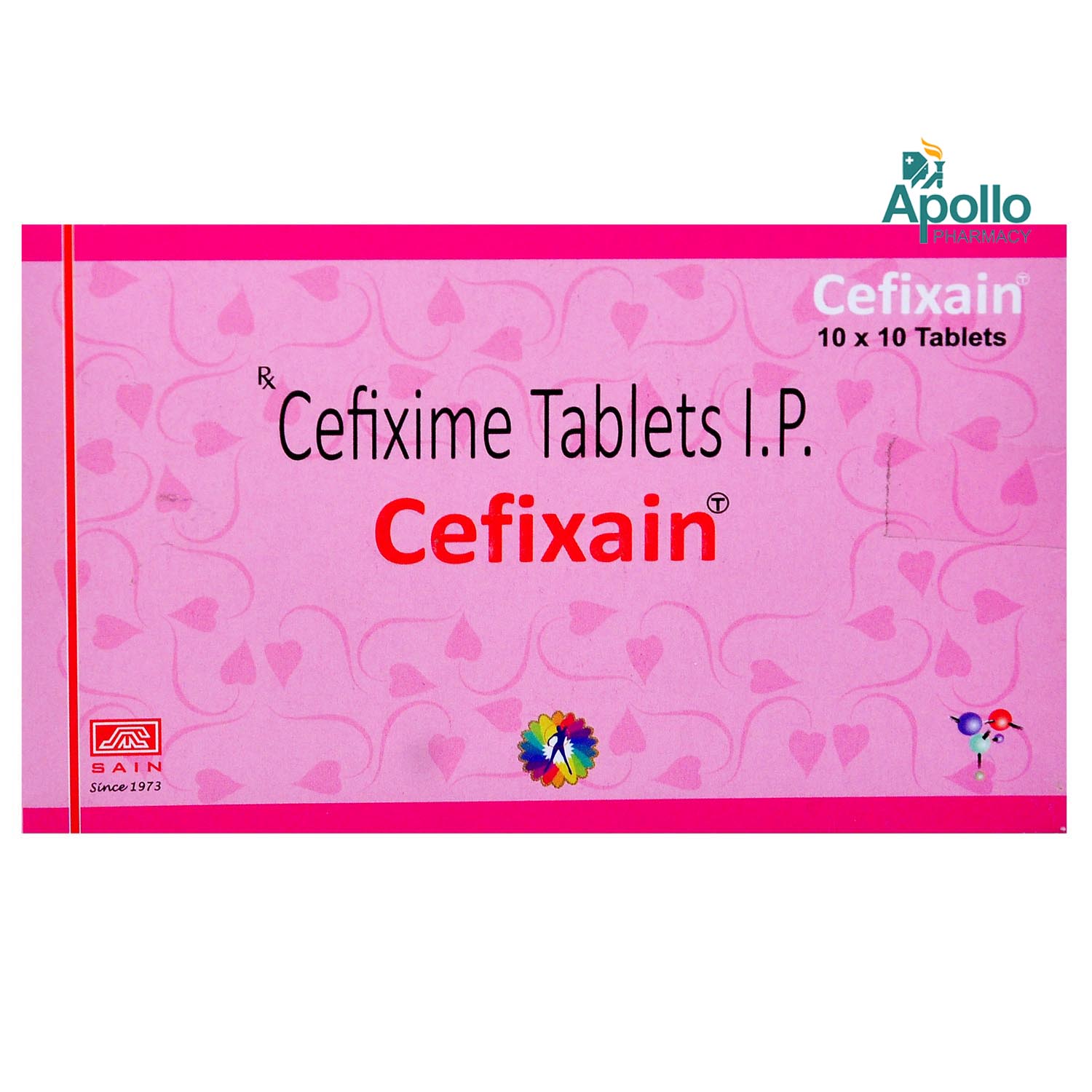 Cefixain 200 mg Tablet 10's, Pack of 10 TabletS Cefixain 200 mg Tablet 10's, Pack of 10 TabletS