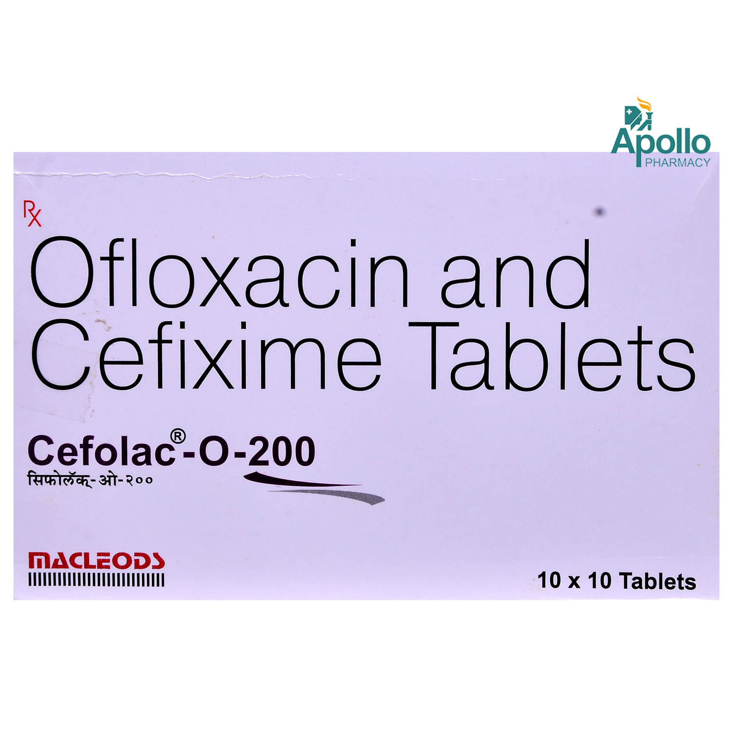 Buy Cefolac O 200 Tablet 10's Online