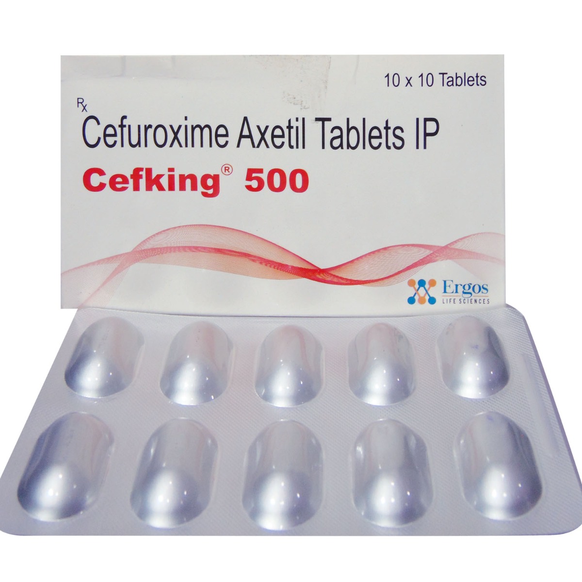 Cefking 500 mg Tablet 10's, Pack of 10 TabletS Cefking 500 mg Tablet 10's, Pack of 10 TabletS