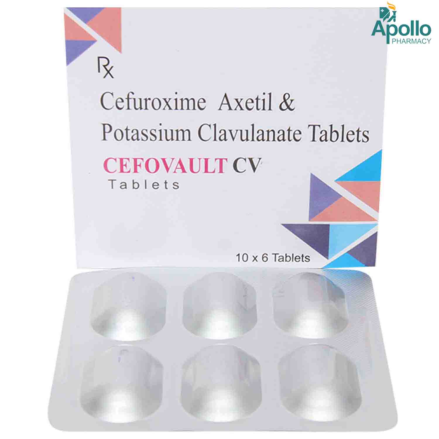 Cefovault CV Tablet 6's, Pack of 6 TabletS Cefovault CV Tablet 6's, Pack of 6 TabletS