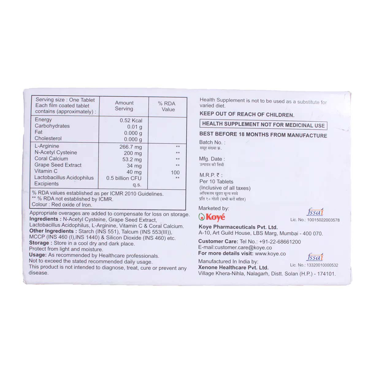 Celin-F Tablet 10's, Pack of 10 TABLETS Celin-F Tablet 10's, Pack of 10 TABLETS