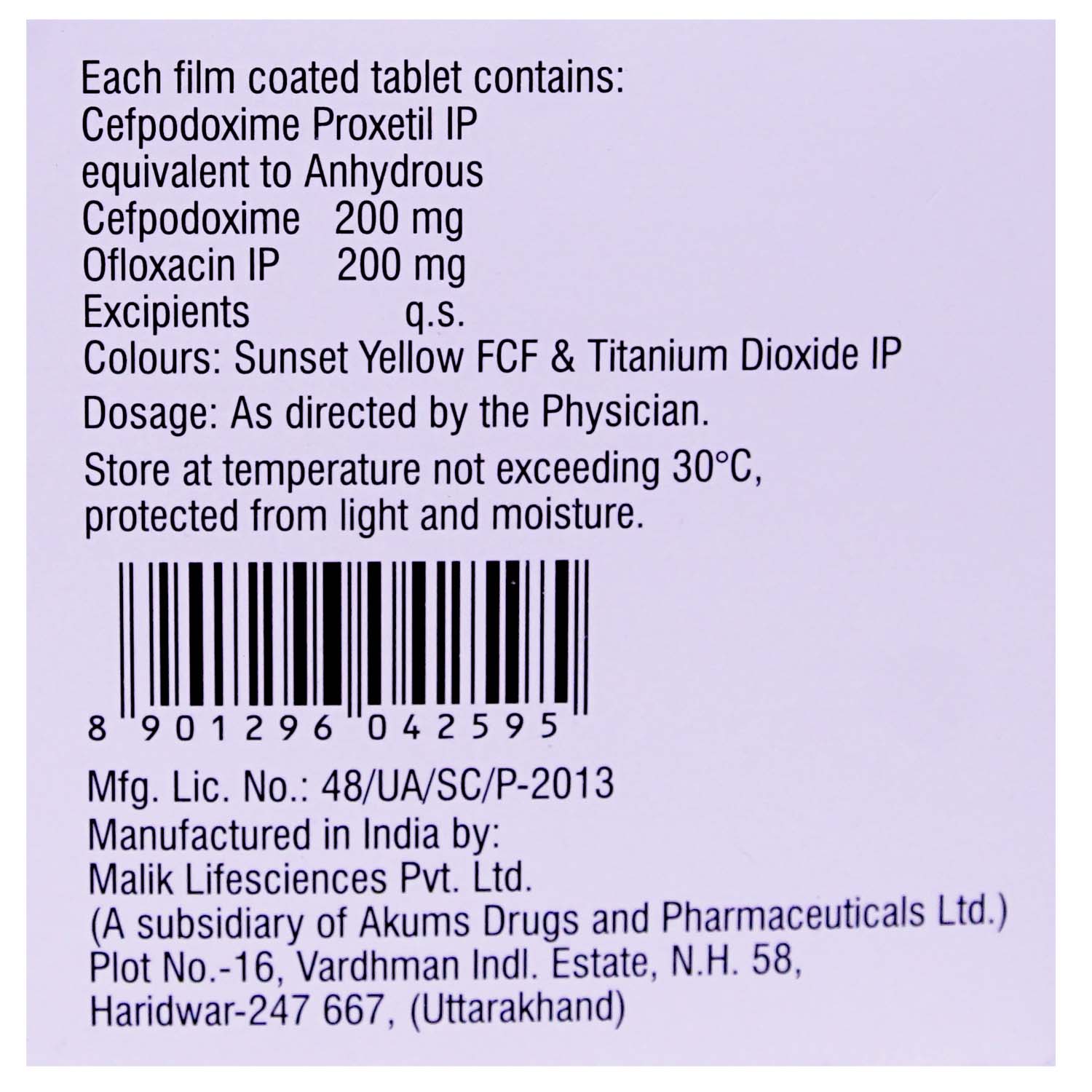 Cepodem O Tablet 10's, Pack of 10 TABLETS Cepodem O Tablet 10's, Pack of 10 TABLETS