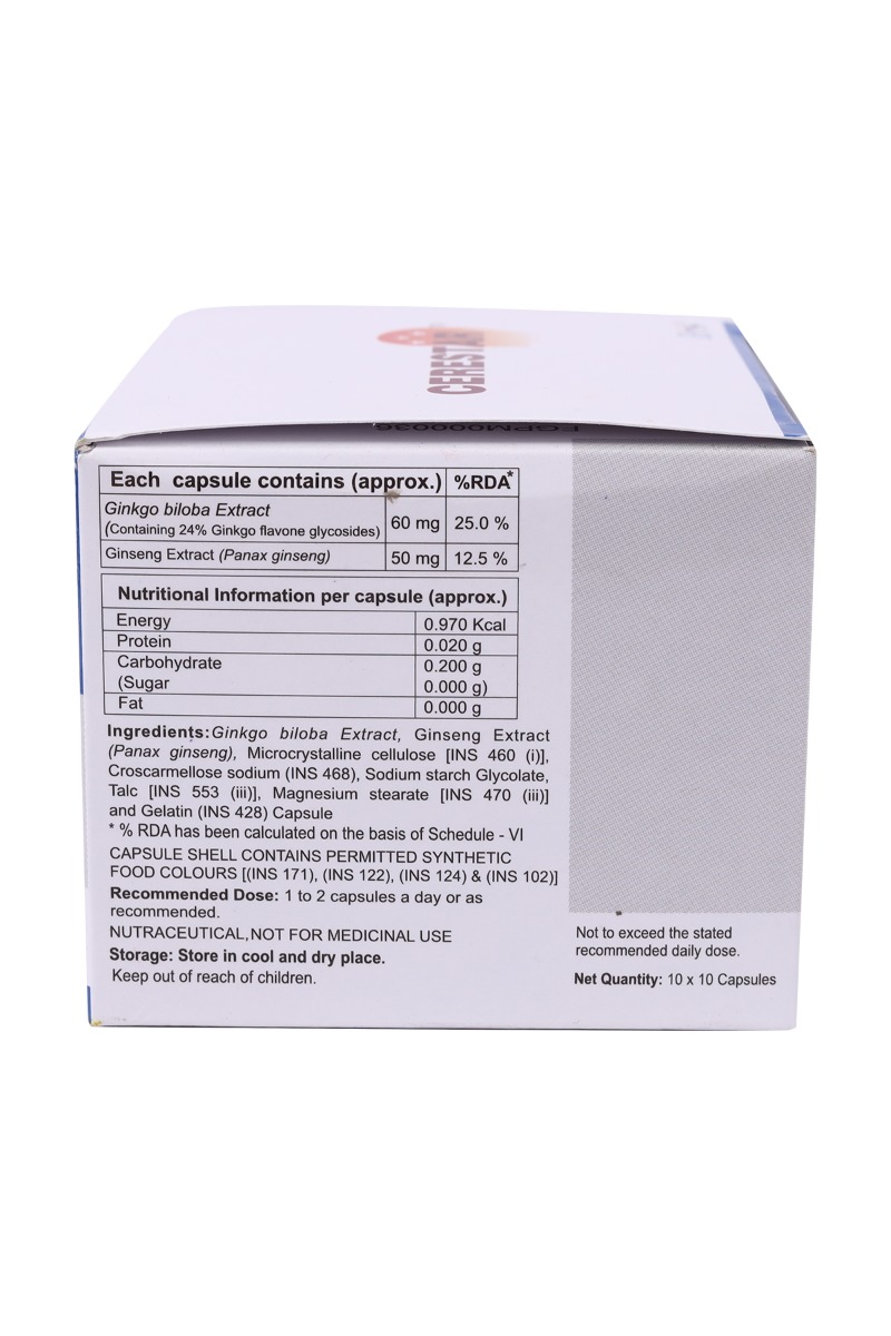 Cerestar Capsule 10's, Pack of 10 CAPSULES Cerestar Capsule 10's, Pack of 10 CAPSULES