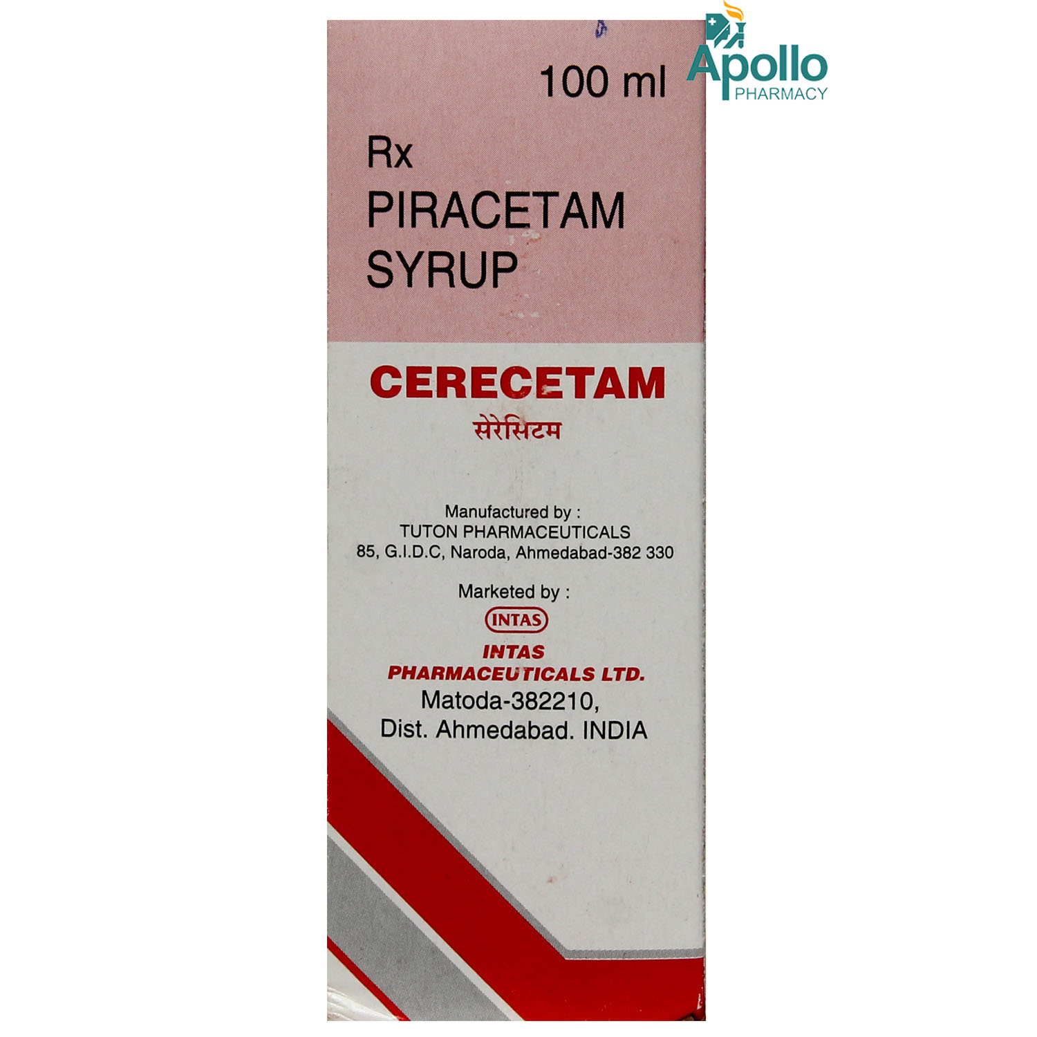 Cerecetam Syrup 100 ml, Pack of 1 Syrup Cerecetam Syrup 100 ml, Pack of 1 Syrup