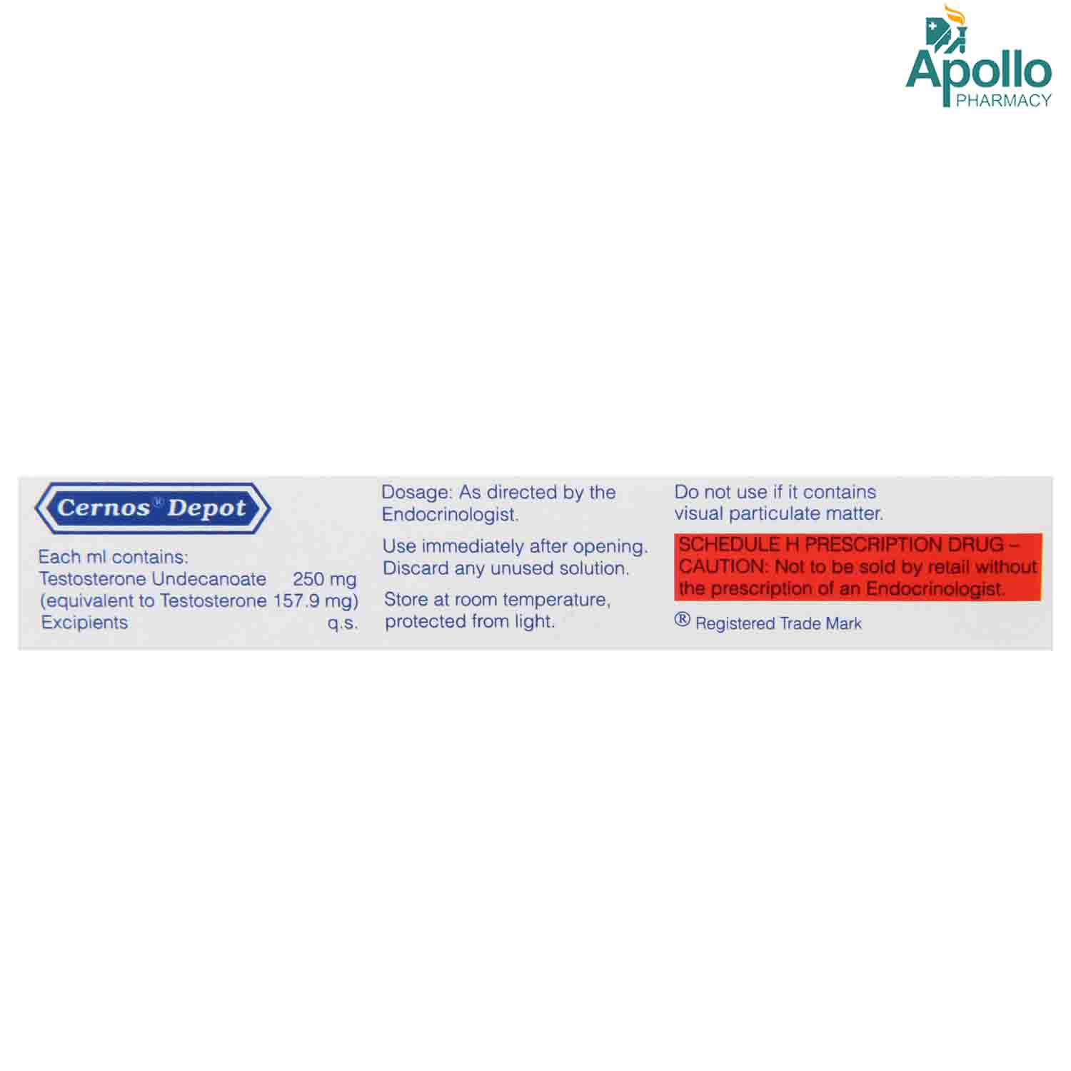 Cernos Depot Injection 4 ml, Pack of 1 INJECTION Cernos Depot Injection 4 ml, Pack of 1 INJECTION