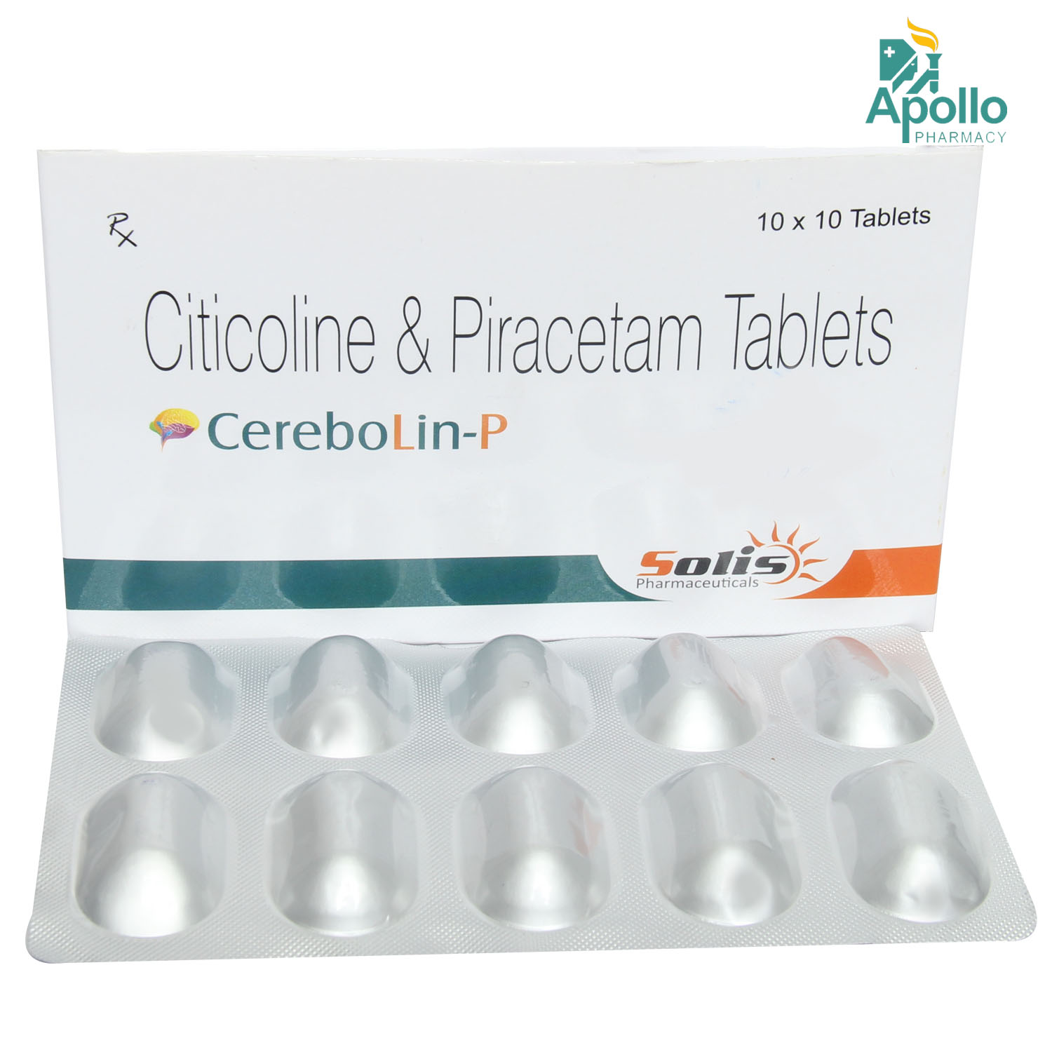 Cerebolin-P Tablet 10's, Pack of 10 TABLETS Cerebolin-P Tablet 10's, Pack of 10 TABLETS