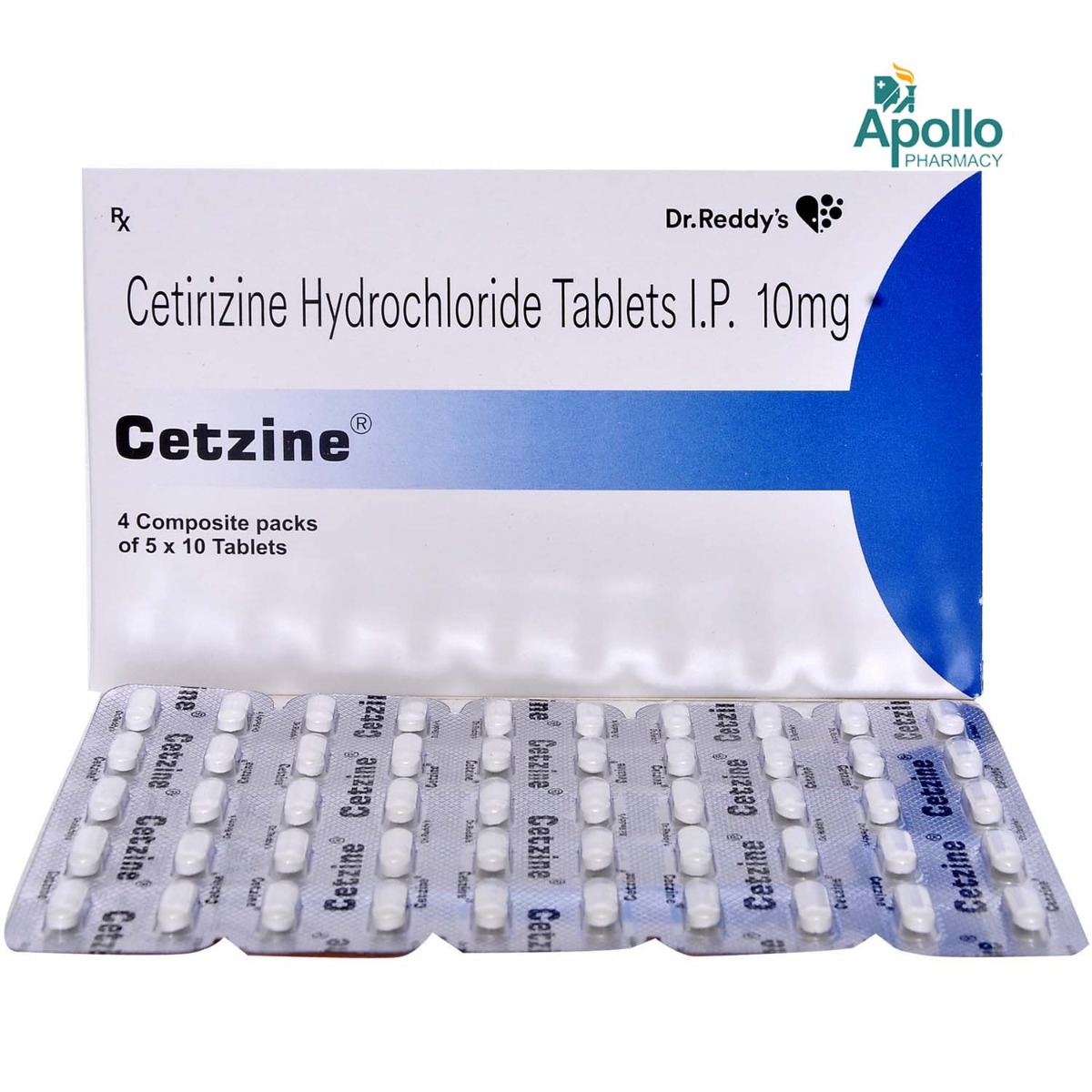 Cetzine 10 mg Tablet 10's, Pack of 10 TABLETS Cetzine 10 mg Tablet 10's, Pack of 10 TABLETS