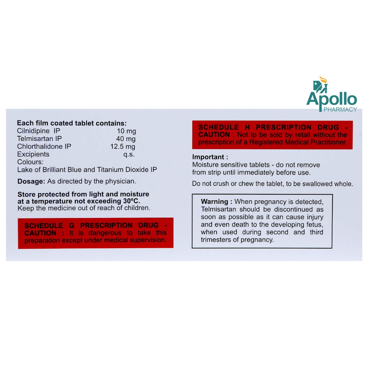 Cetanil Trio 12.5 Tablet 10's, Pack of 10 TABLETS Cetanil Trio 12.5 Tablet 10's, Pack of 10 TABLETS