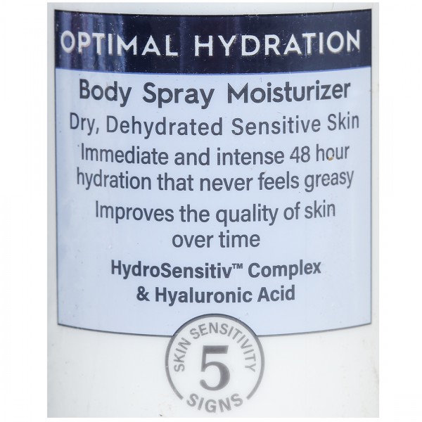 Cetaphil Optimal Hydration Body Spray Moisturiser 207 ml | Hypersensitive Complex & Hyaluronic Acid | Deliver Intense Hydration for 48 hrs | For Dry, Dehydrated Sensitive Skin, Pack of 1 Cetaphil Optimal Hydration Body Spray Moisturiser 207 ml | Hypersensitive Complex & Hyaluronic Acid | Deliver Intense Hydration for 48 hrs | For Dry, Dehydrated Sensitive Skin, Pack of 1