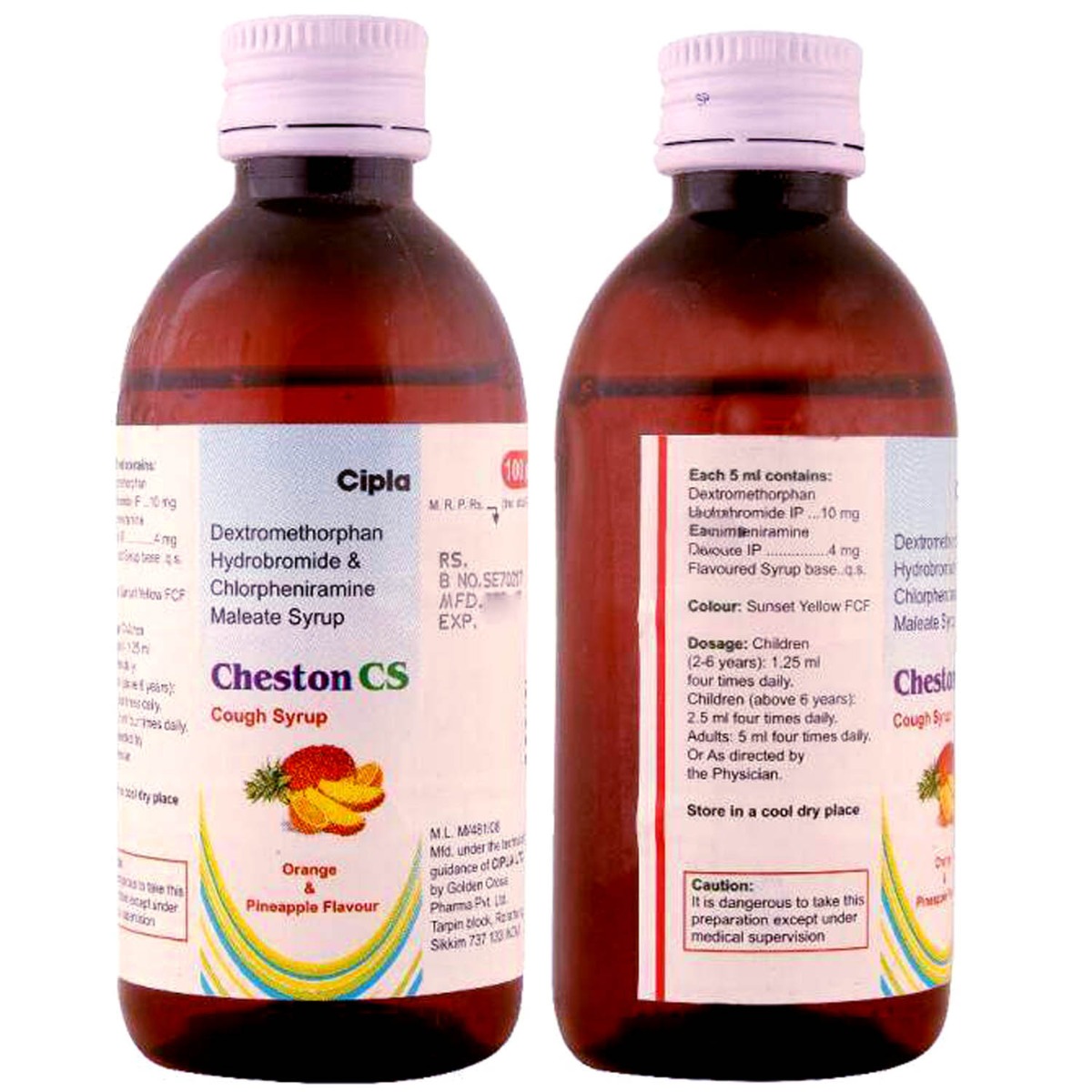 Cheston CS Syrup 100 ml, Pack of 1 SYRUP Cheston CS Syrup 100 ml, Pack of 1 SYRUP