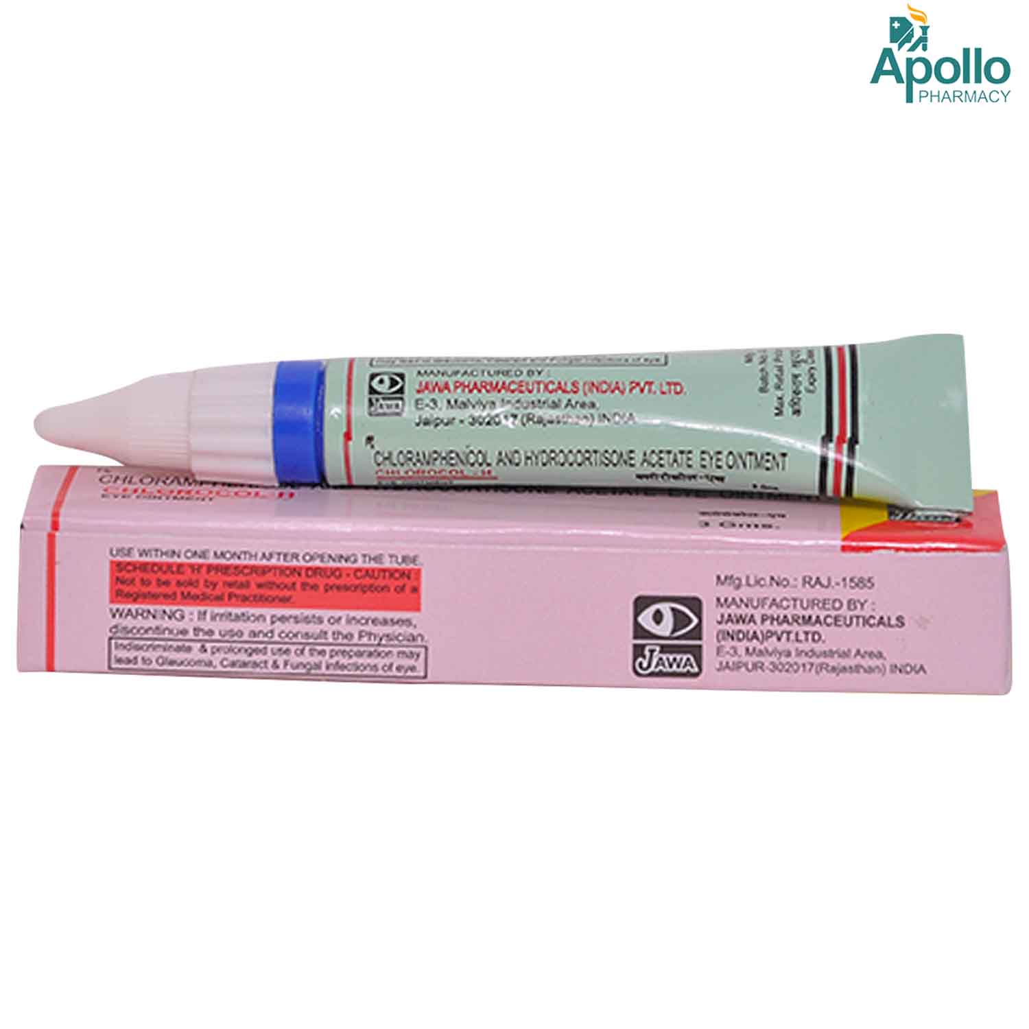 Chlorocol-H Eye Ointment 3 gm, Pack of 1 EYE OINTMENT Chlorocol-H Eye Ointment 3 gm, Pack of 1 EYE OINTMENT