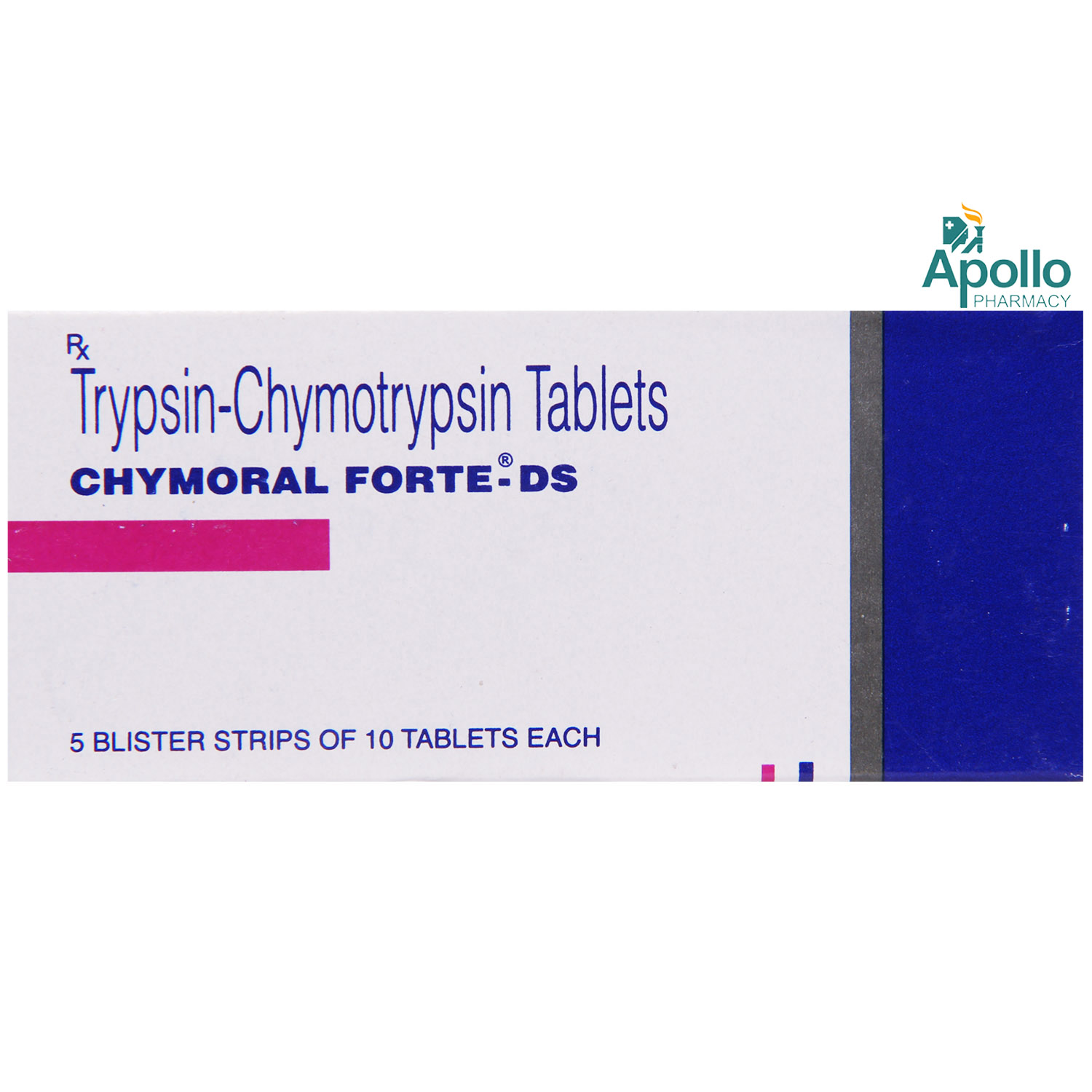 Chymoral Forte DS Tablet 10's, Pack of 10 TABLETS Chymoral Forte DS Tablet 10's, Pack of 10 TABLETS