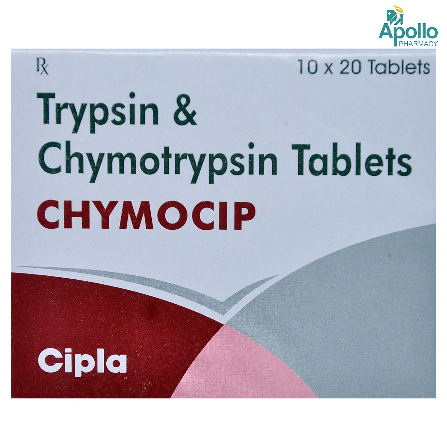 Chymocip Tablet 20's, Pack of 20 TabletS Chymocip Tablet 20's, Pack of 20 TabletS