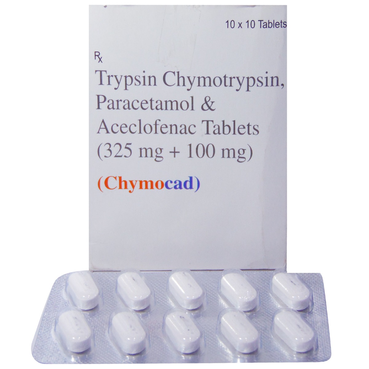 Chymocad Tablet 10's, Pack of 10 TabletS Chymocad Tablet 10's, Pack of 10 TabletS