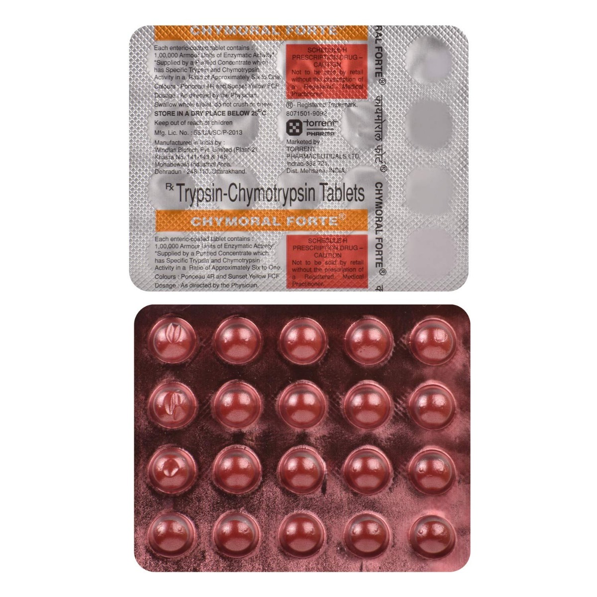 Chymoral Forte Tablet 20's, Pack of 20 TABLETS Chymoral Forte Tablet 20's, Pack of 20 TABLETS