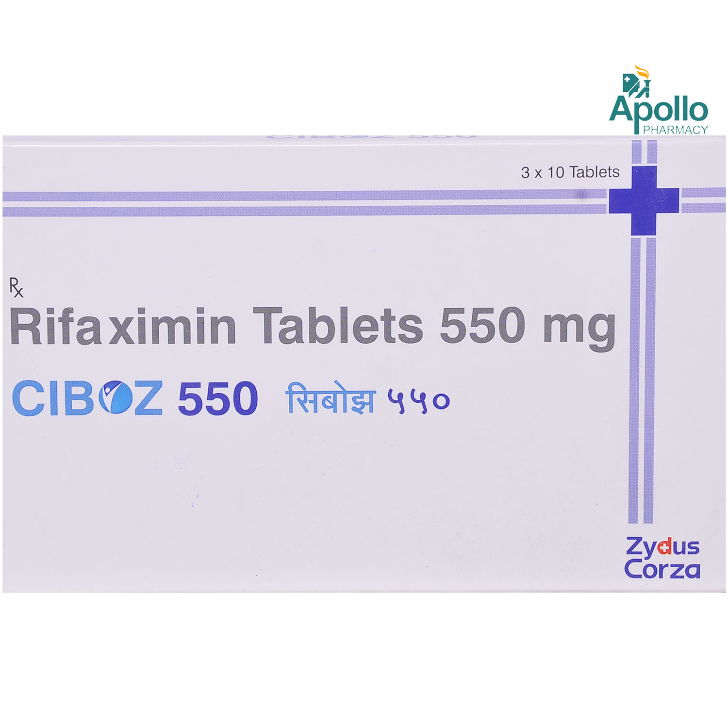 Buy Ciboz 550 mg Tablet 10's Online