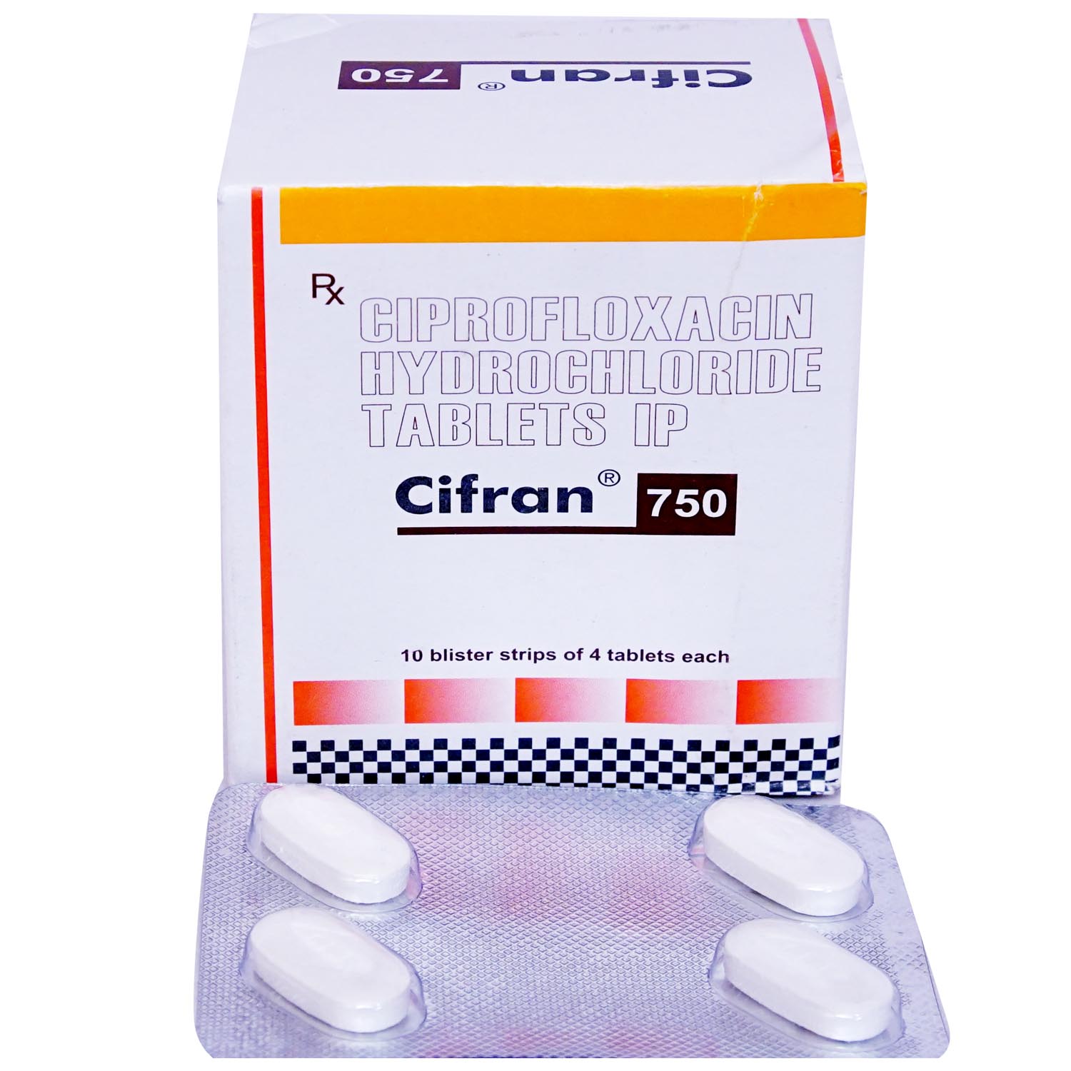Cifran 750 Tablet 4's, Pack of 4 TABLETS Cifran 750 Tablet 4's, Pack of 4 TABLETS