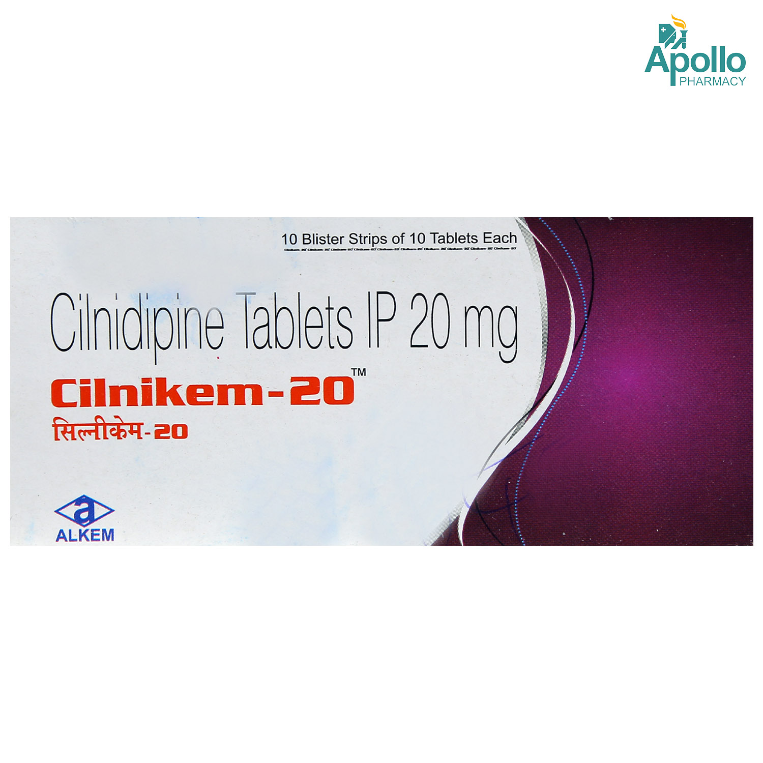 Cilnikem-20 Tablet 10's, Pack of 10 TabletS Cilnikem-20 Tablet 10's, Pack of 10 TabletS