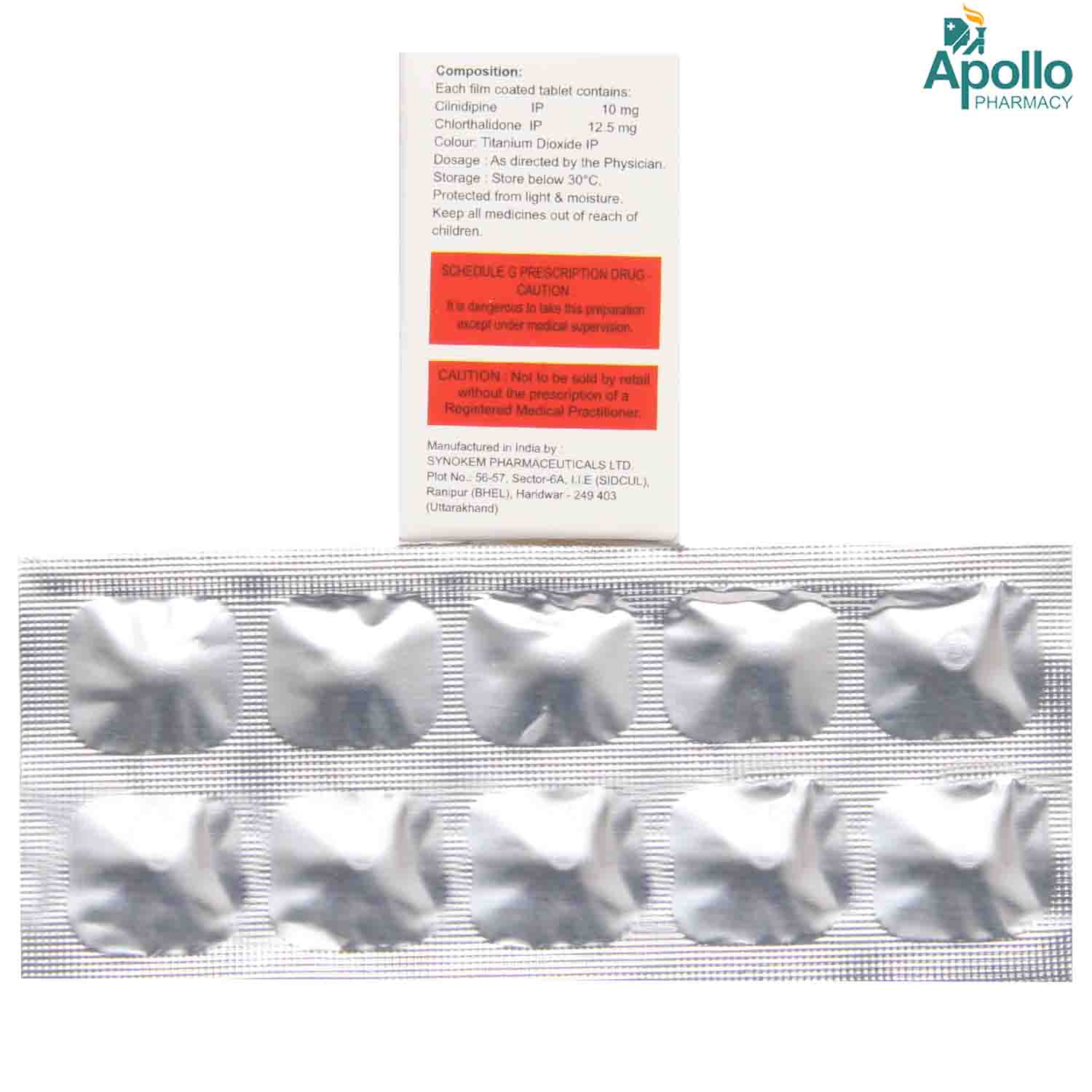 Cilidin CH Tablet 10's, Pack of 10 TABLETS Cilidin CH Tablet 10's, Pack of 10 TABLETS