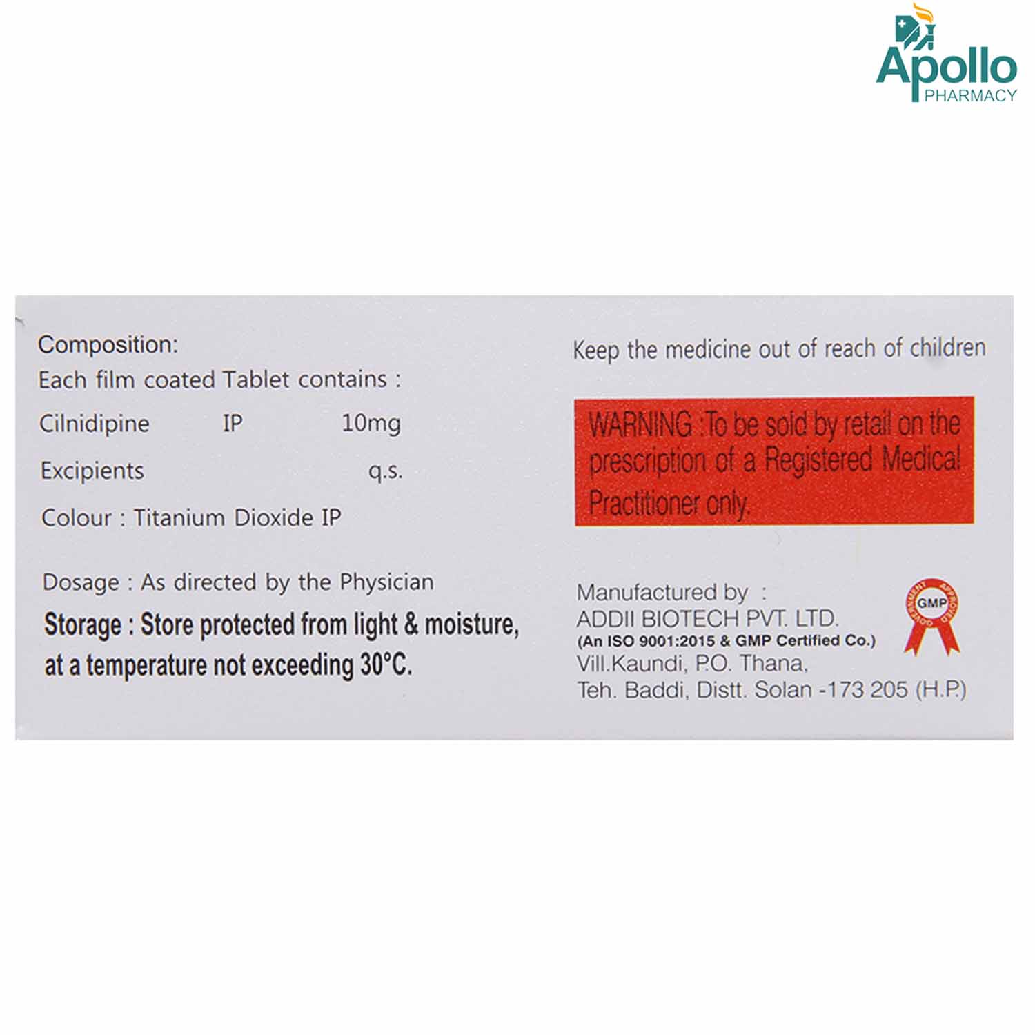 Cilovas 10 Tablet 10's, Pack of 10 TABLETS Cilovas 10 Tablet 10's, Pack of 10 TABLETS