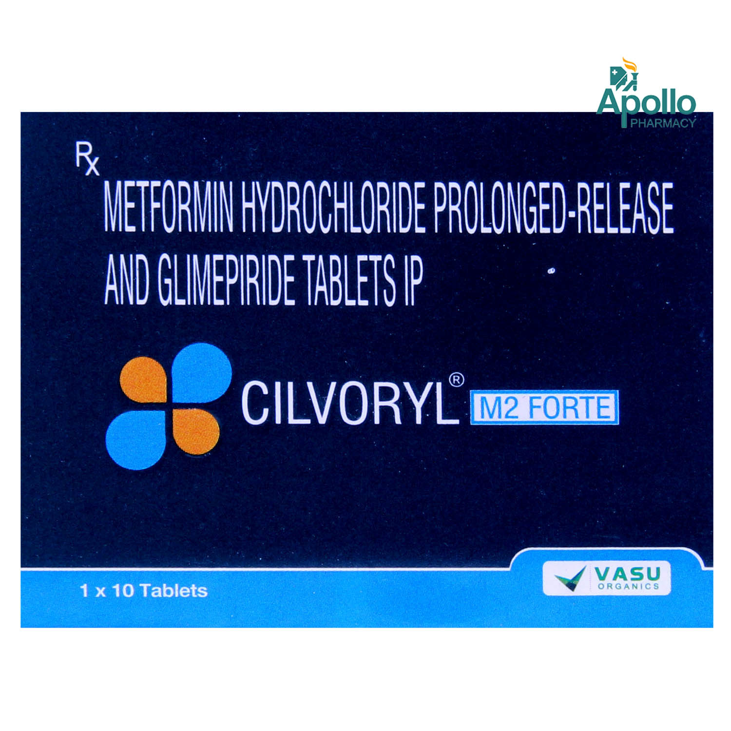 Cilvoryl M2 Forte Tablet 10's, Pack of 10 TabletS Cilvoryl M2 Forte Tablet 10's, Pack of 10 TabletS