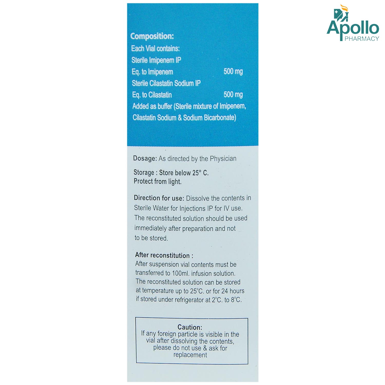 Cilareach 500 mg/500 mg Injection 1's, Pack of 1 Injection Cilareach 500 mg/500 mg Injection 1's, Pack of 1 Injection