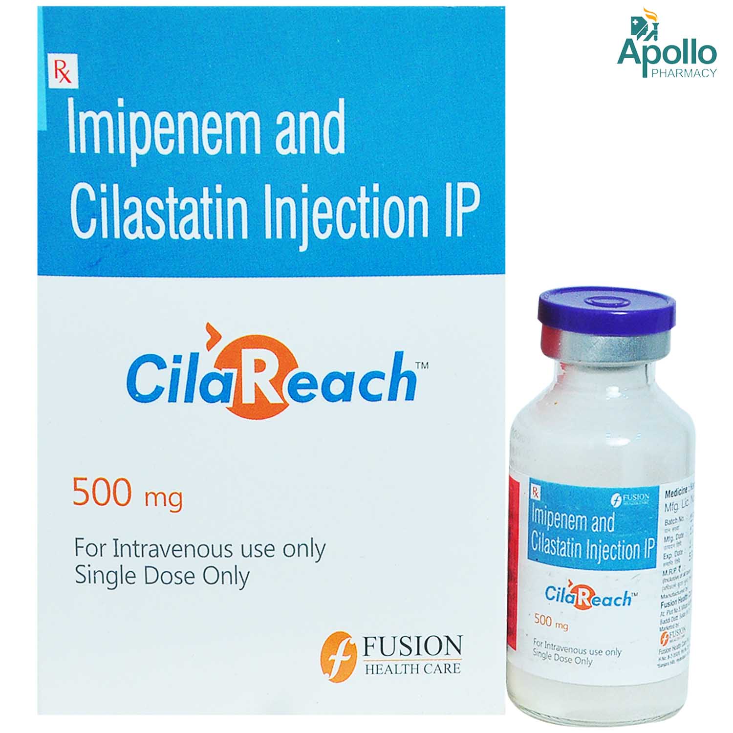 Cilareach 500 mg/500 mg Injection 1's, Pack of 1 Injection Cilareach 500 mg/500 mg Injection 1's, Pack of 1 Injection