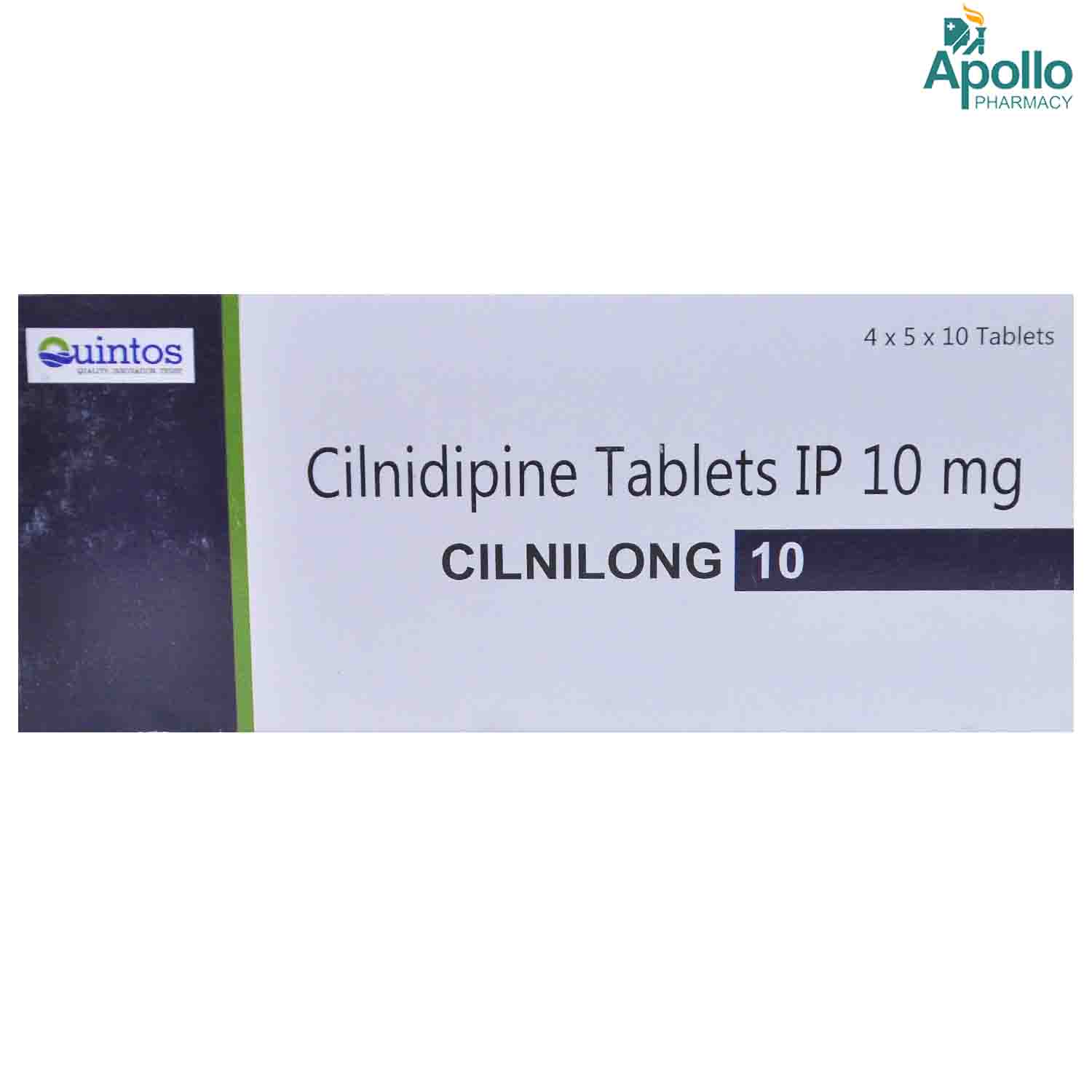 Cilnilong 10 Tablet 10's, Pack of 10 TabletS Cilnilong 10 Tablet 10's, Pack of 10 TabletS