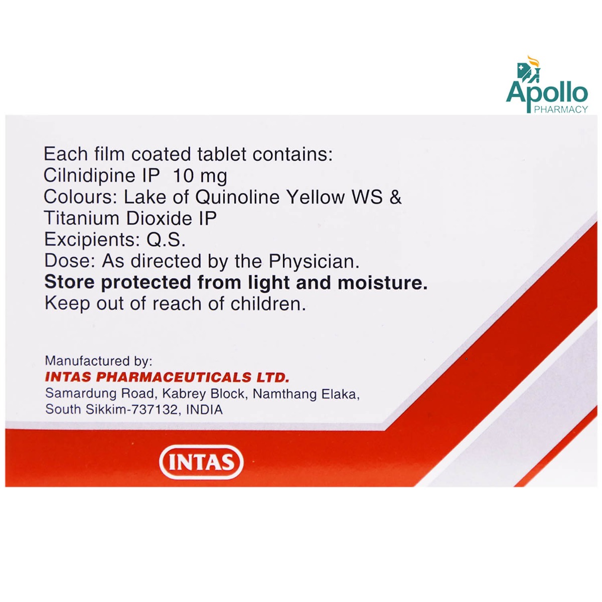 Cilny 10 Tablet 15's, Pack of 15 TABLETS Cilny 10 Tablet 15's, Pack of 15 TABLETS