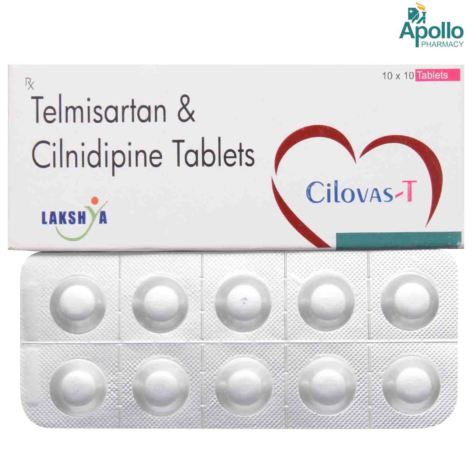 Cilovas T 40/10mg Tablet 10's, Pack of 10 TABLETS Cilovas T 40/10mg Tablet 10's, Pack of 10 TABLETS