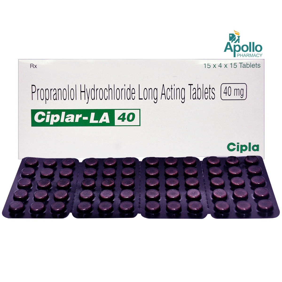 Ciplar-LA 40 Tablet 15's, Pack of 15 TABLETS Ciplar-LA 40 Tablet 15's, Pack of 15 TABLETS