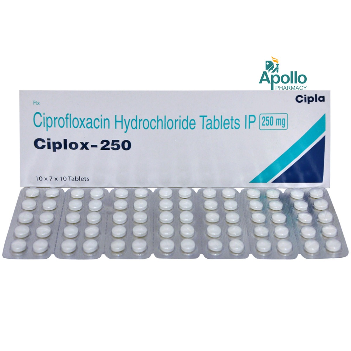 Ciplox-250 Tablet 10's, Pack of 10 TABLETS Ciplox-250 Tablet 10's, Pack of 10 TABLETS