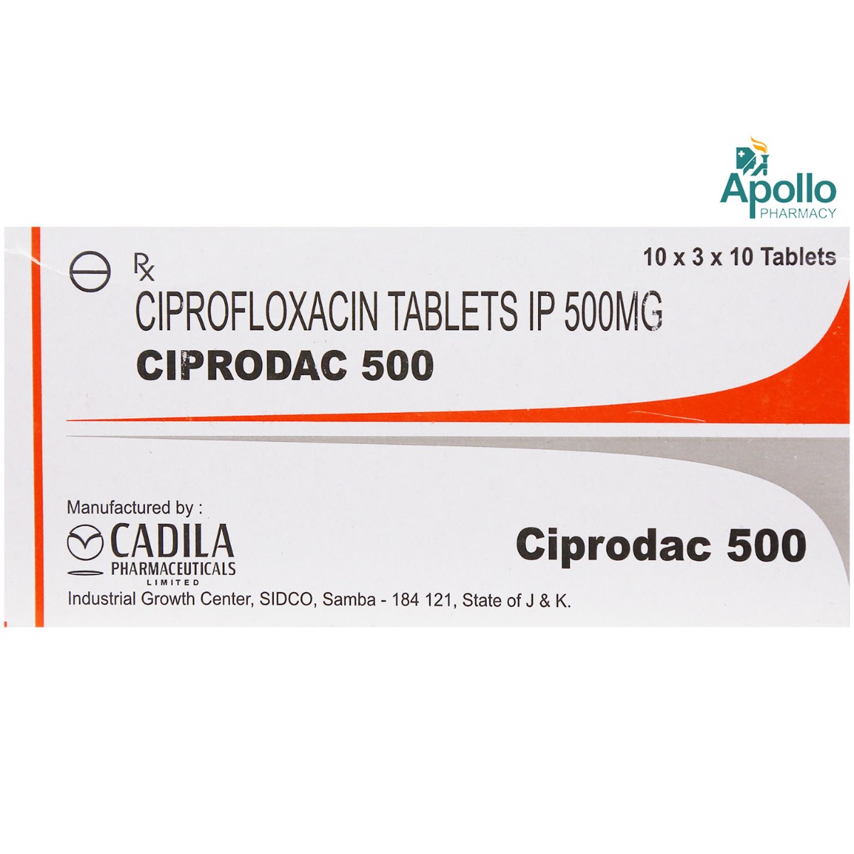 Ciprodac 500 Tablet 10's, Pack of 10 TABLETS Ciprodac 500 Tablet 10's, Pack of 10 TABLETS