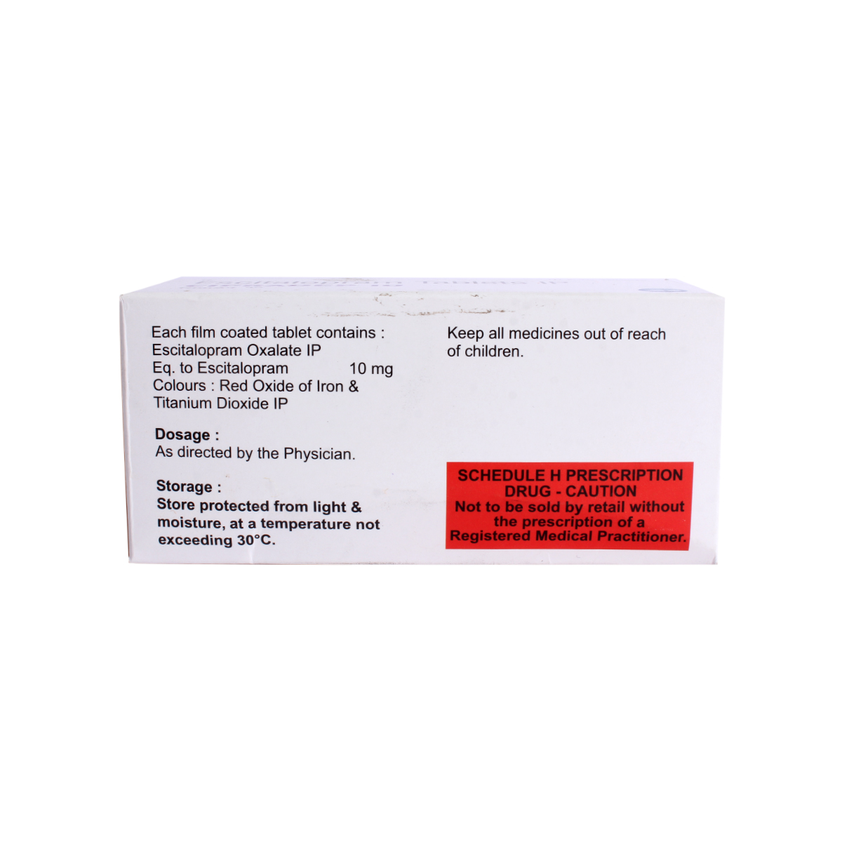 Cipradep-10mg Tablet 10's, Pack of 10 TABLETS Cipradep-10mg Tablet 10's, Pack of 10 TABLETS