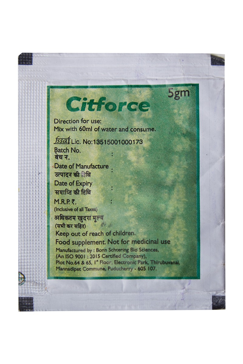 Buy CITFORCE SACHETS 5GM Online