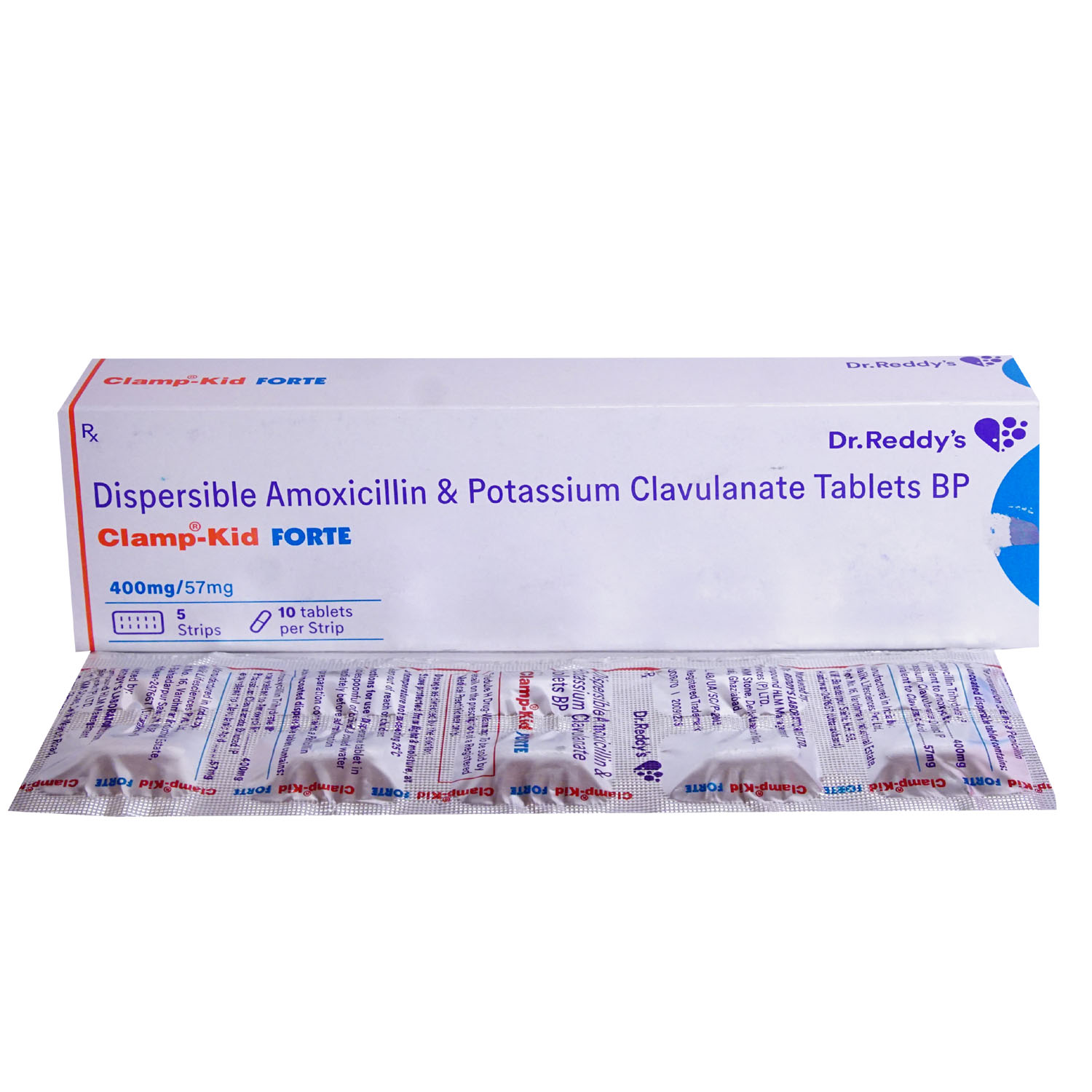 Clamp-Kid Forte Tablet 10's, Pack of 10 TABLETS Clamp-Kid Forte Tablet 10's, Pack of 10 TABLETS