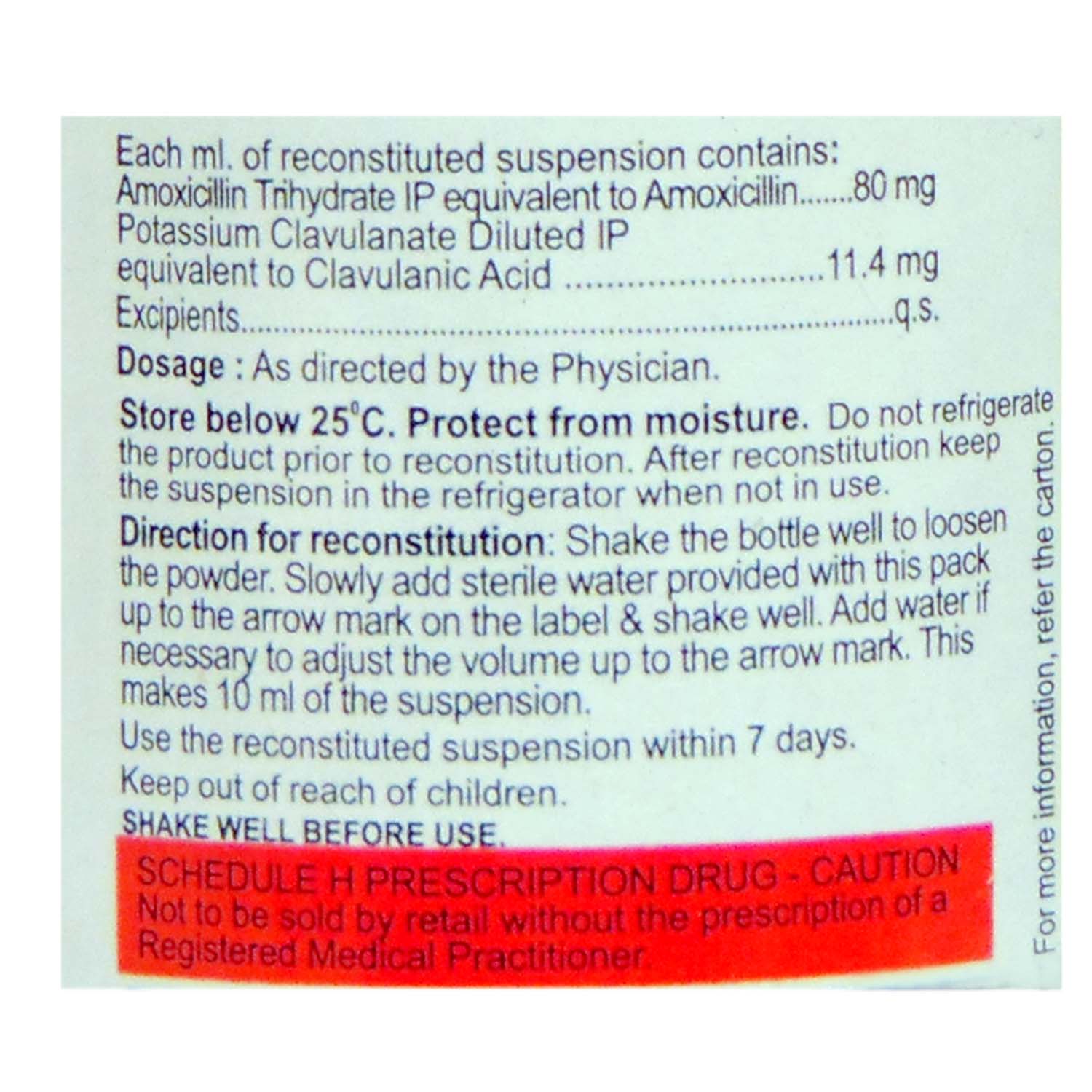 Clavam Drops 10 ml, Pack of 1 ORAL DROPS Clavam Drops 10 ml, Pack of 1 ORAL DROPS