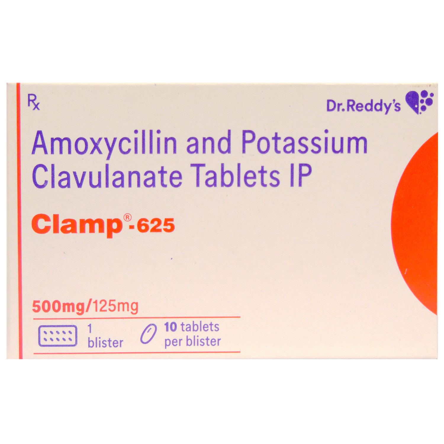 Clamp-625 Tablet 10's, Pack of 10 TABLETS Clamp-625 Tablet 10's, Pack of 10 TABLETS