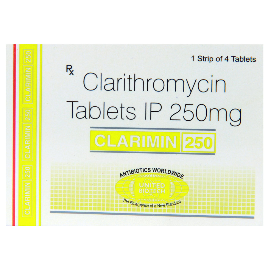 Clarimin 250 mg Tablet 4's, Pack of 4 TabletS Clarimin 250 mg Tablet 4's, Pack of 4 TabletS