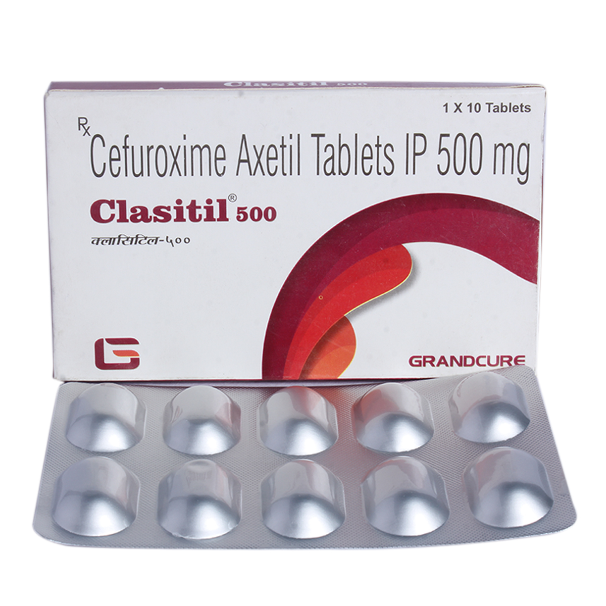 Clasitil 500 Tablet 10's, Pack of 10 TABLETS Clasitil 500 Tablet 10's, Pack of 10 TABLETS