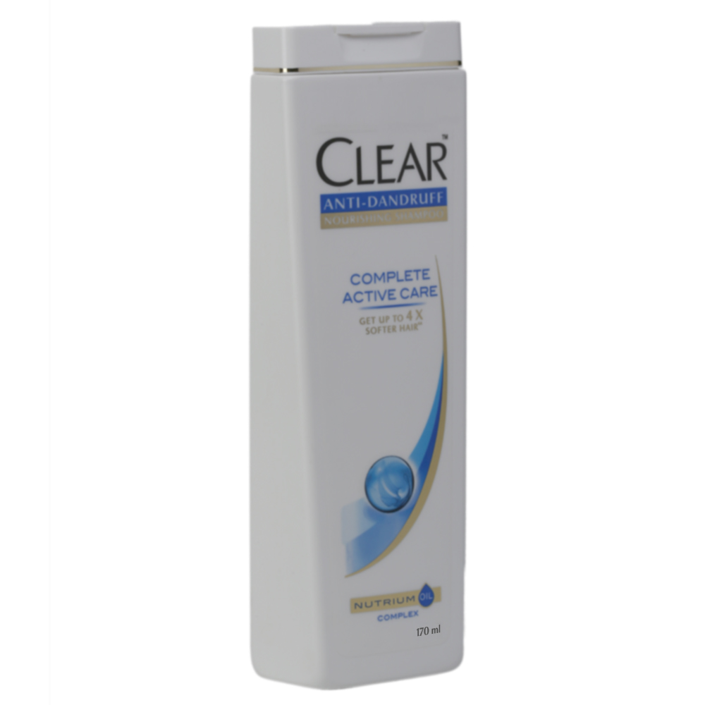 Clear Complete Active Care Anti-Dandruff Shampoo, 170 ml, Pack of 1 Clear Complete Active Care Anti-Dandruff Shampoo, 170 ml, Pack of 1