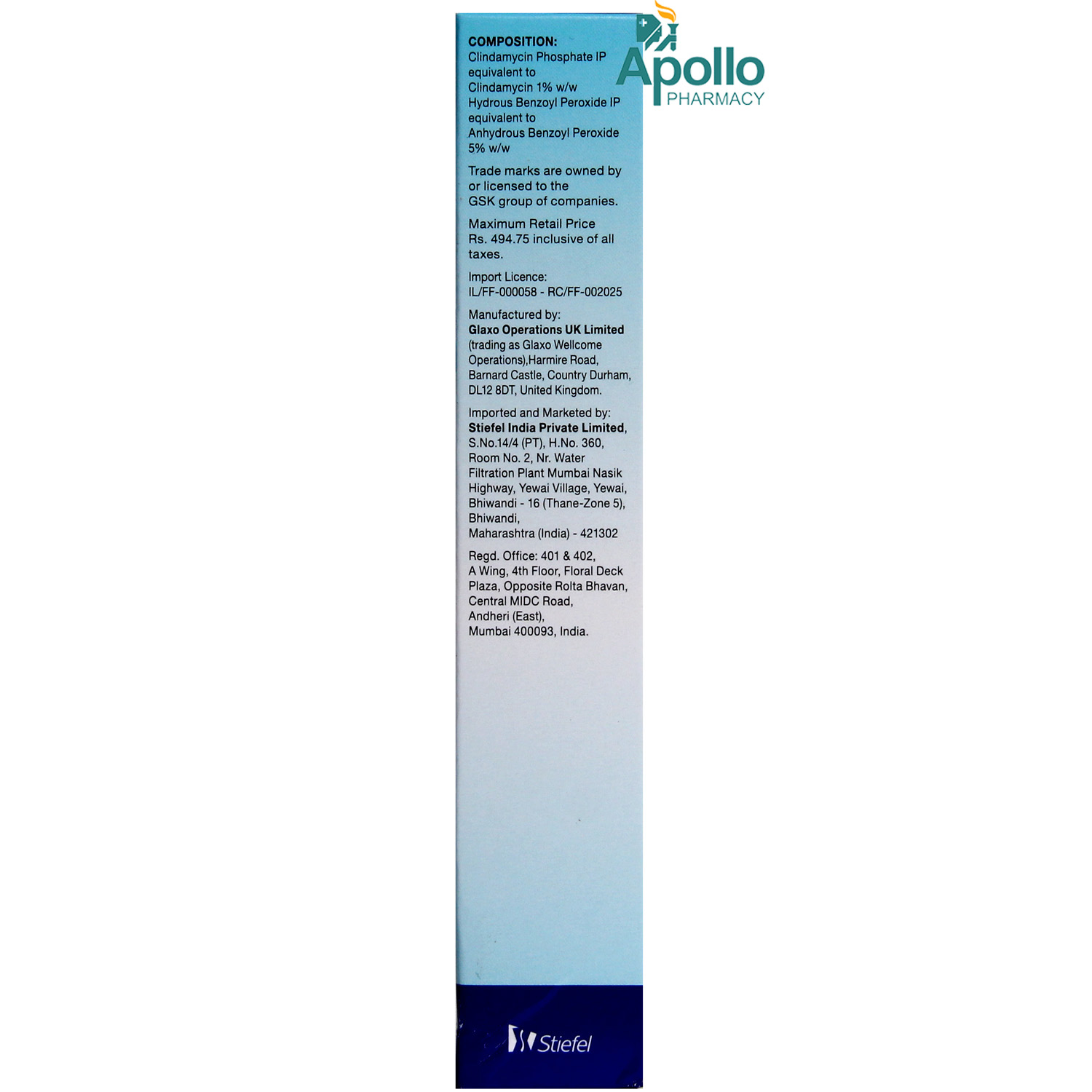 Clindoxyl Gel 15 gm, Pack of 1 GEL Clindoxyl Gel 15 gm, Pack of 1 GEL