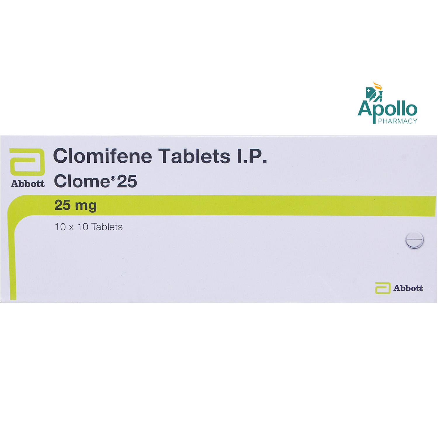 Buy Clome 25mg Tablet 10's Online